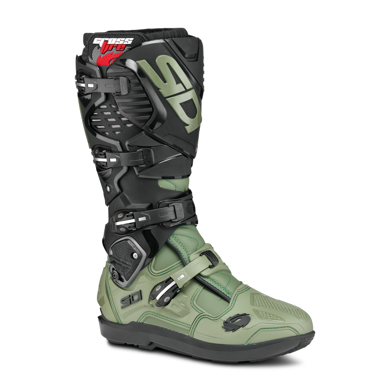 Buty Cross Sidi Crossfire 3 SRS Wojskowy/Czarny41