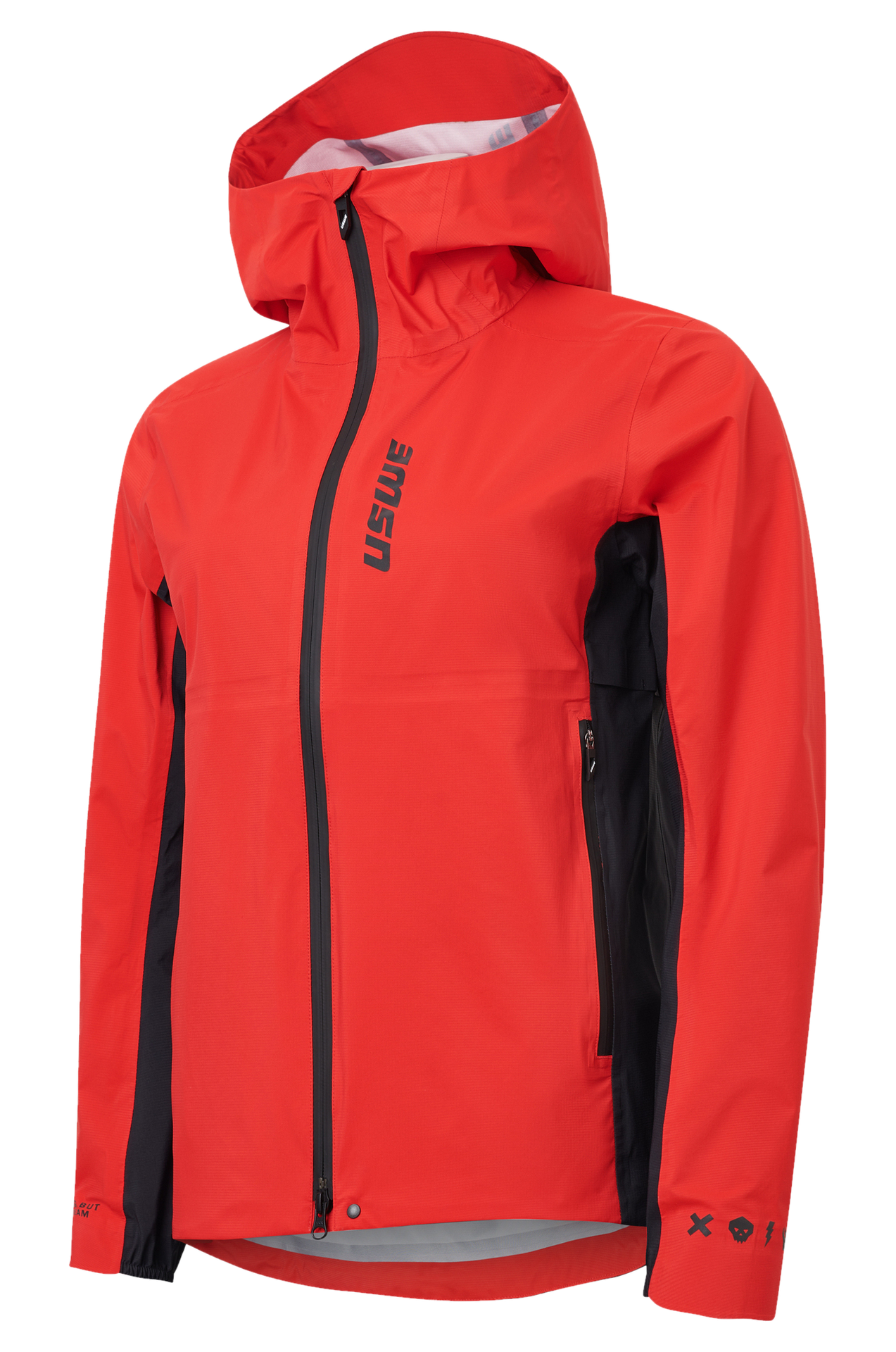 Kurtka MTB USWE Waterproof Damska Ognisty czerwonyXS