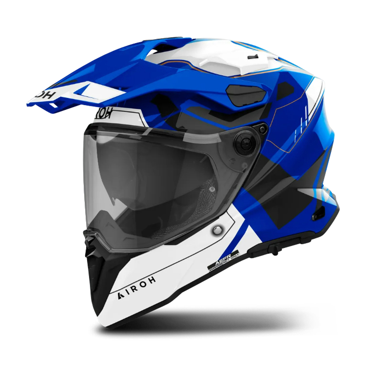 Kask Integralny Airoh Commander 2 Reveal Niebieski połyskS
