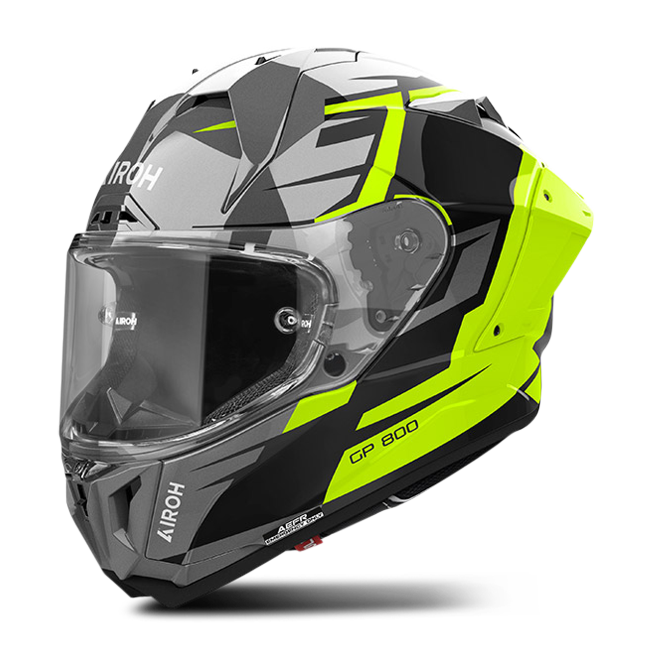 Kask Integralny Airoh GP 800 Master Błyszczący Błyszczący żółtyXL