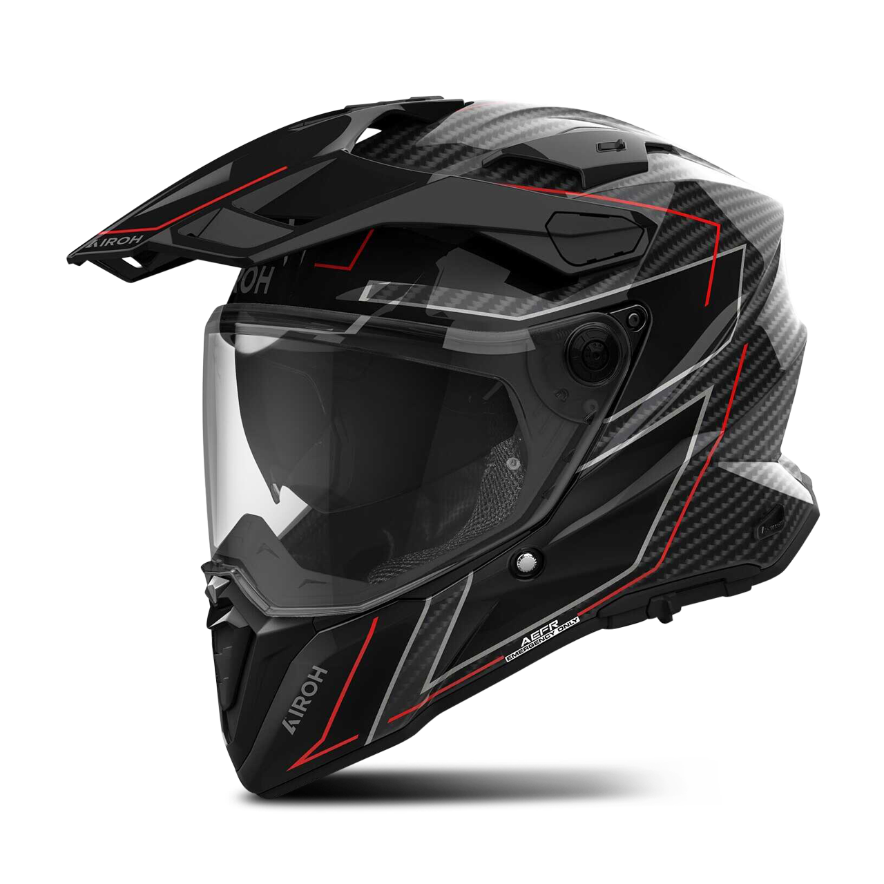 Kask Adventure Airoh Commander 2 Carbon Stylowy carbonM