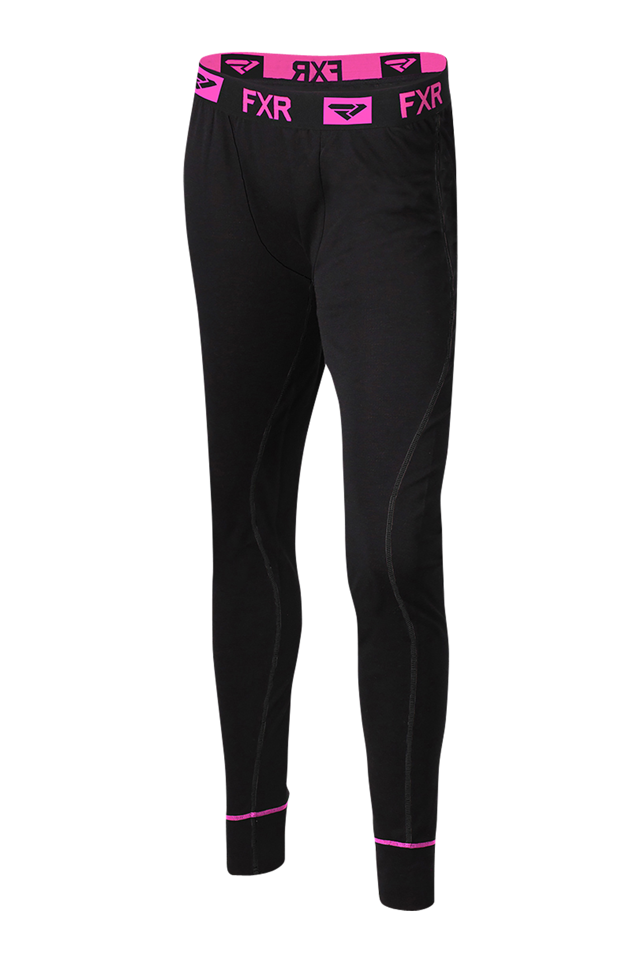 Spodnie Termoaktywne FXR Vapor Baselayer Damskie Czarny/RóżowyM