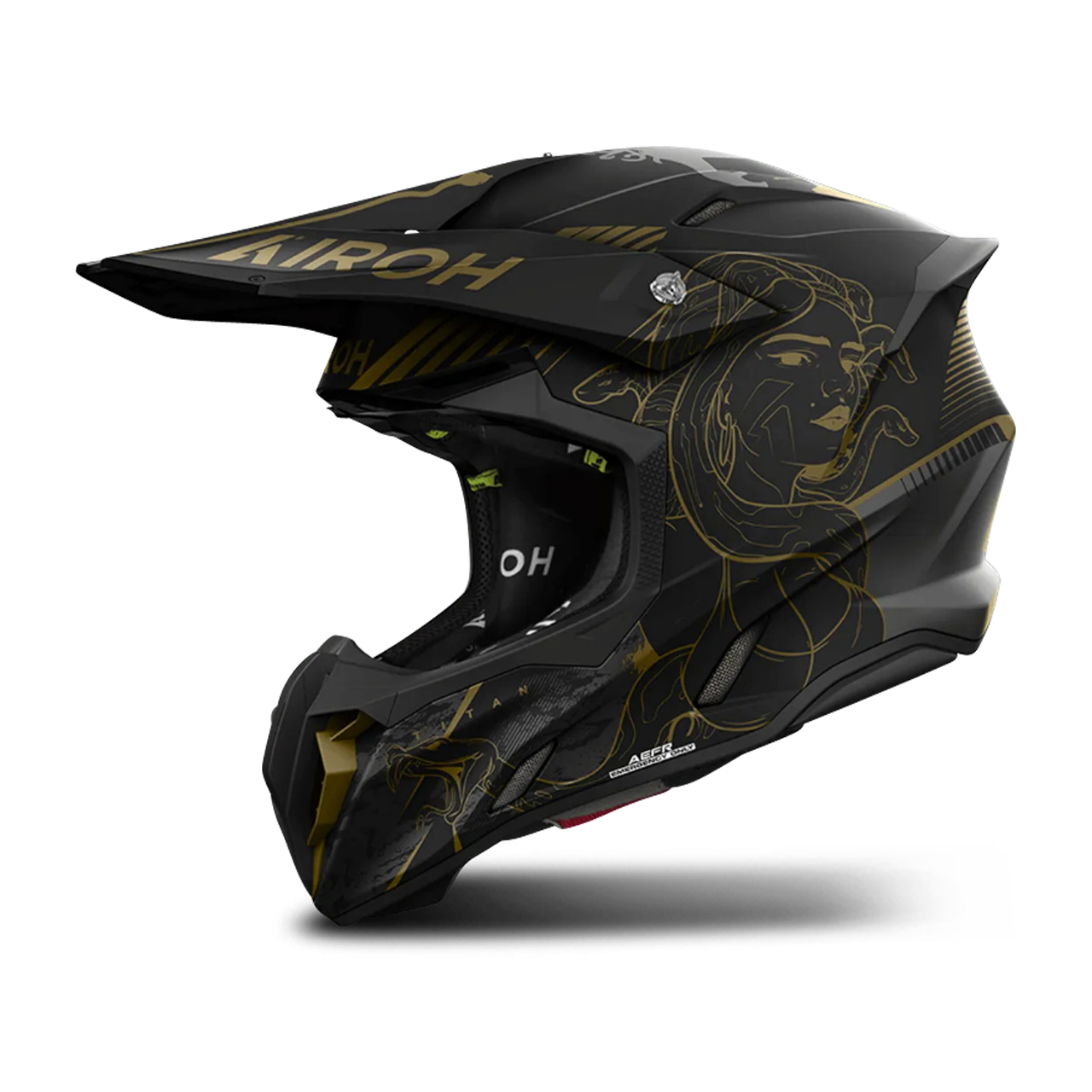 Kask Cross Airoh Twist 3 Titan MatowyXL