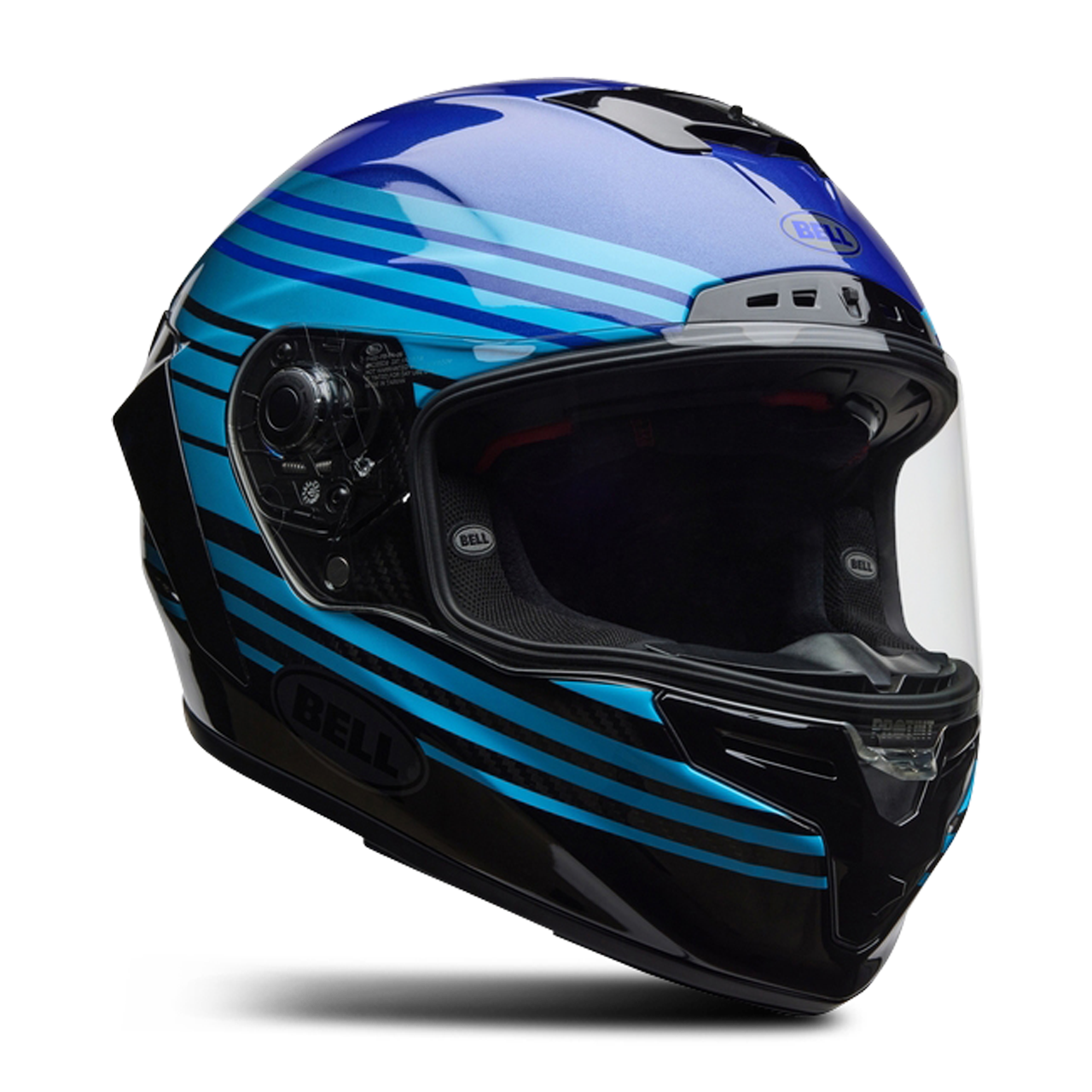 Kask Integralny Bell Race Star Dlx Flex Niebieski/CzarnyM