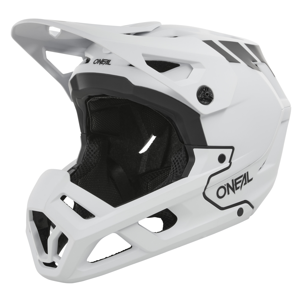 Kask Downhill Mtb O'Neal SL1 Złamany Biały/CzarnyXS