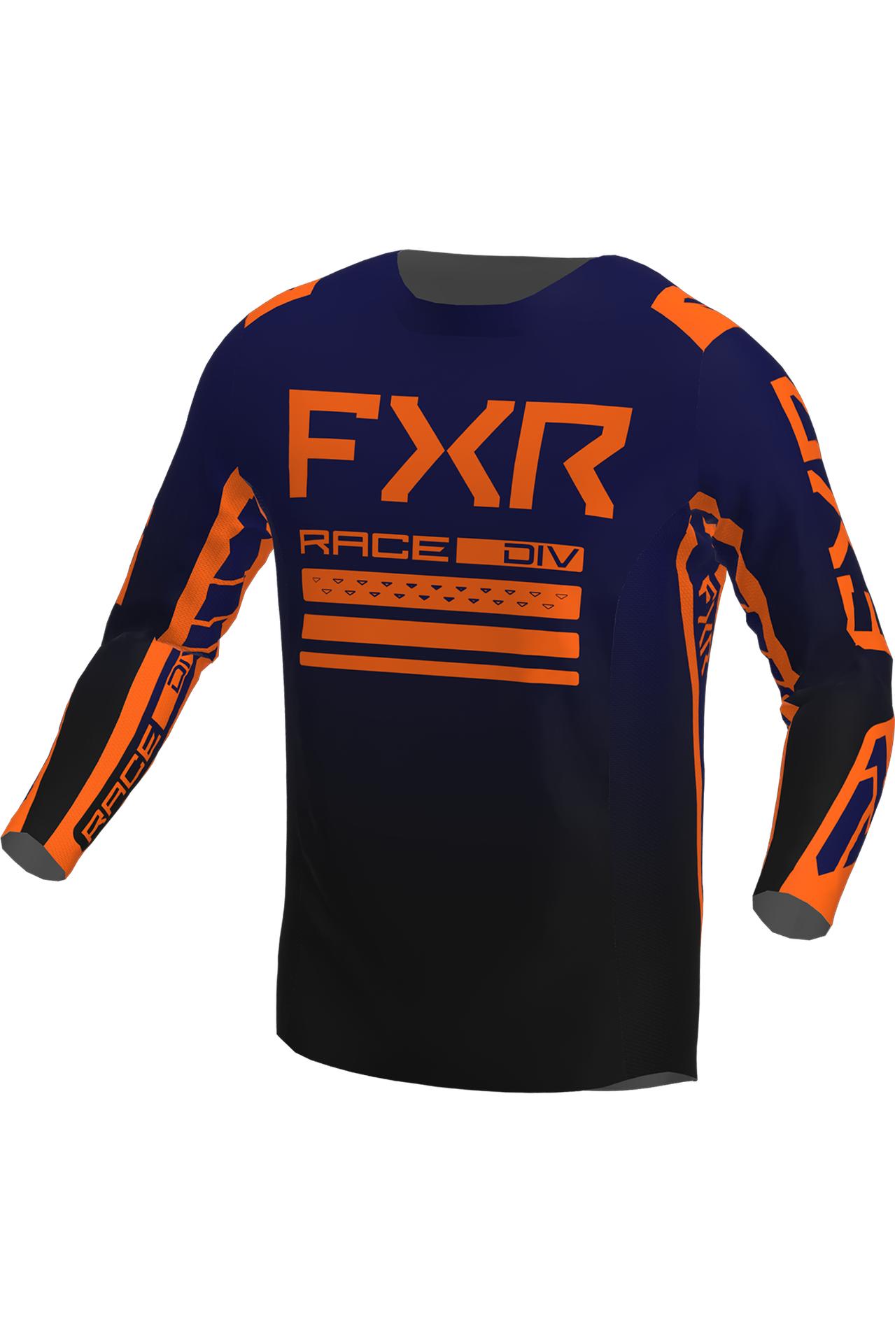 Bluza Cross FXR Contender Głęboki Granatowy/PomarańczowyL