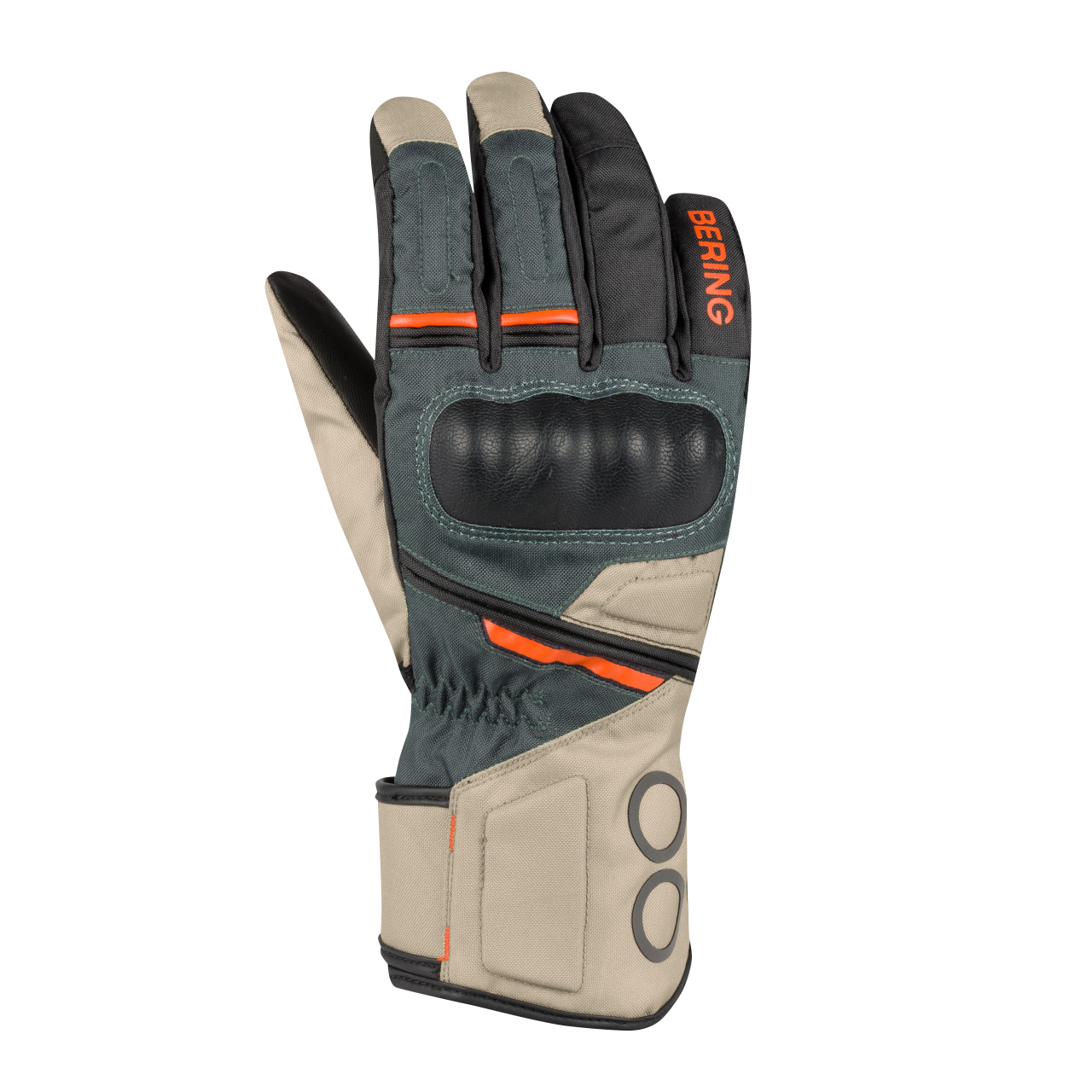 Rękawice Motocyklowe Bering Siberia Damskie Beżowy/Szary/PomarańczowyS