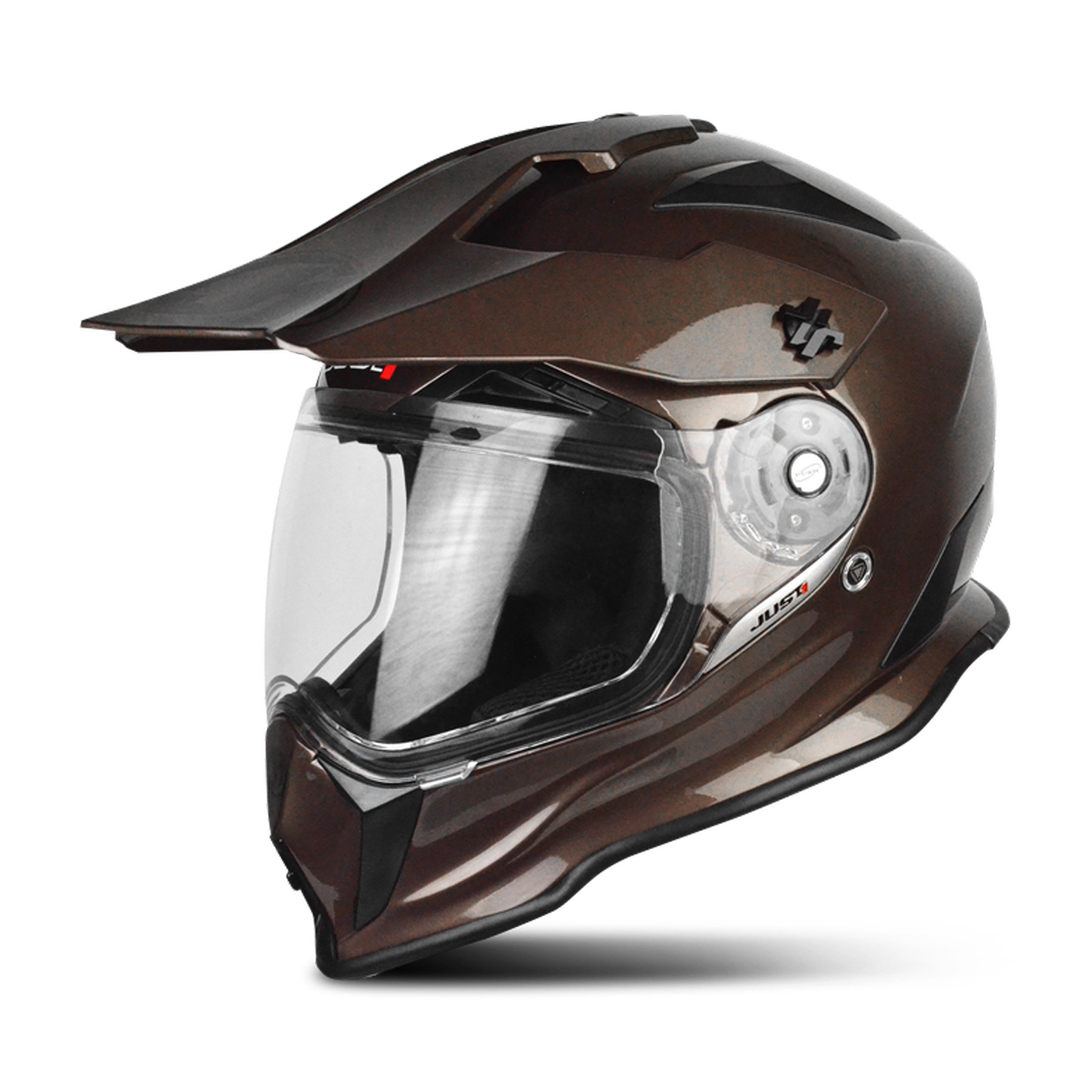 Kask Adventure Just1 J14 Solid BrązowyS