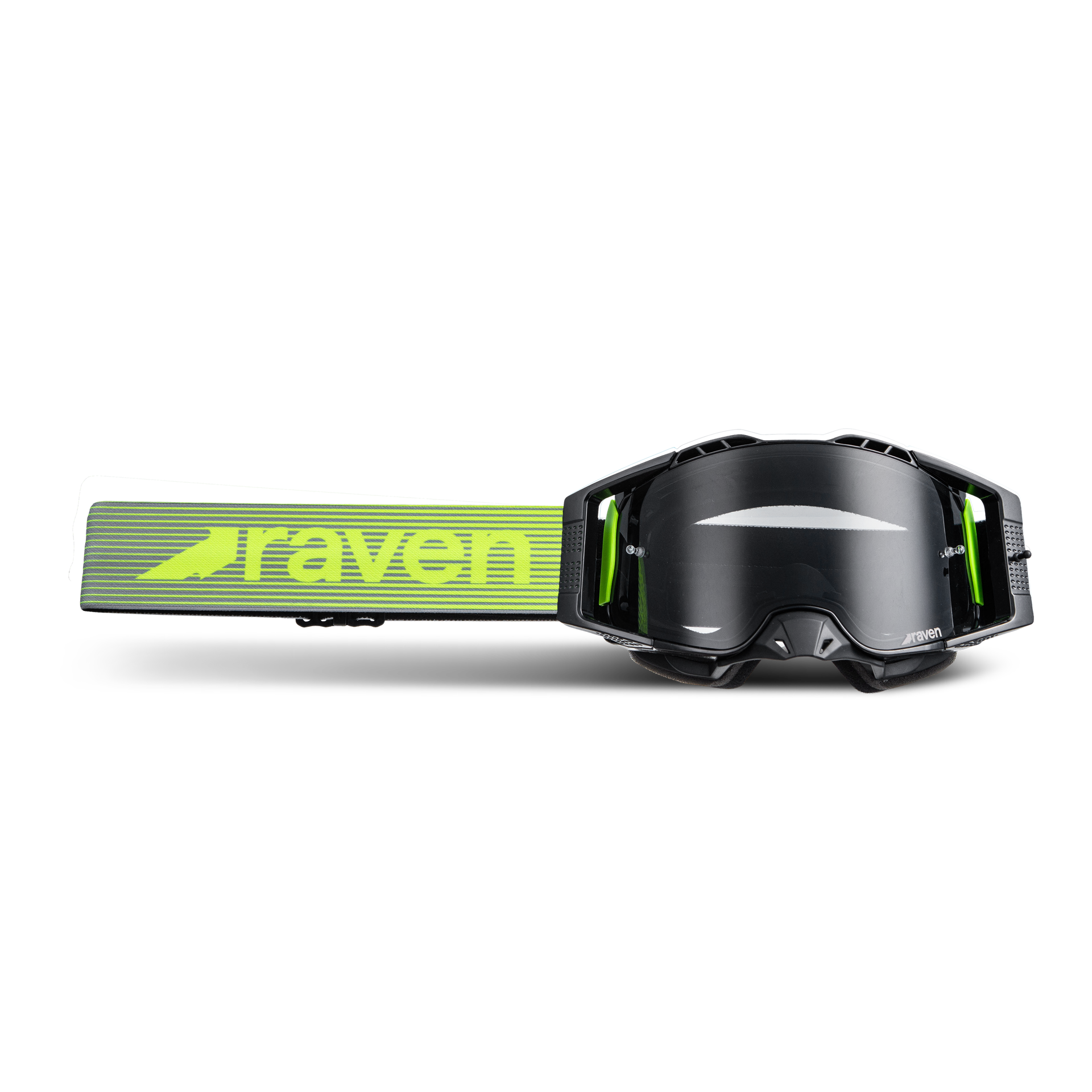 Gogle Cross Raven Rysen Szary/HiVis