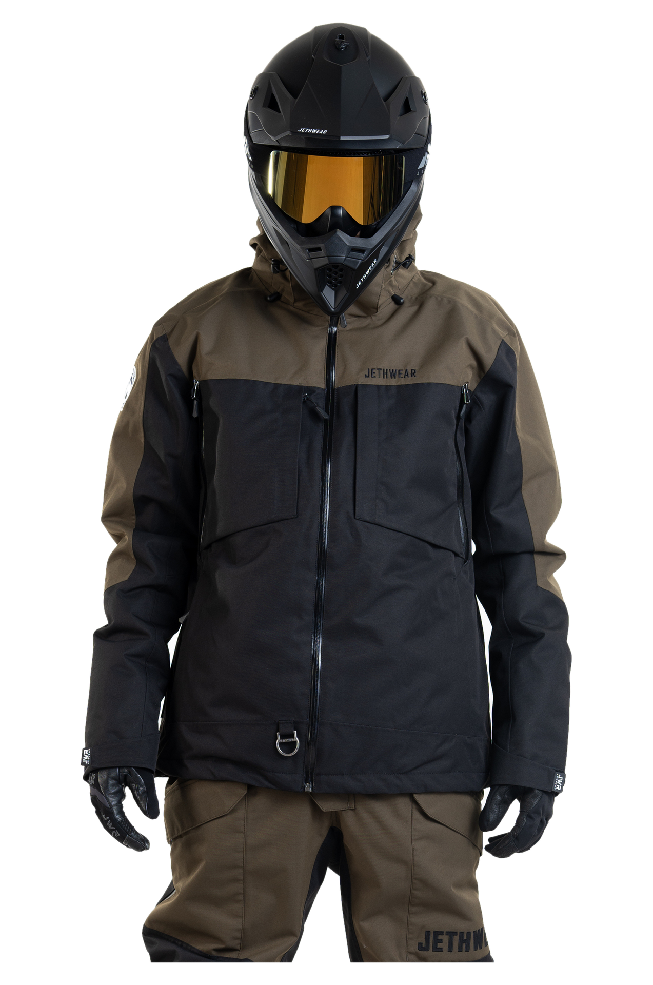 Kurtka Zimowa Jethwear Venture (2025) S.A.F.E Czarny/OliwkowyXXL