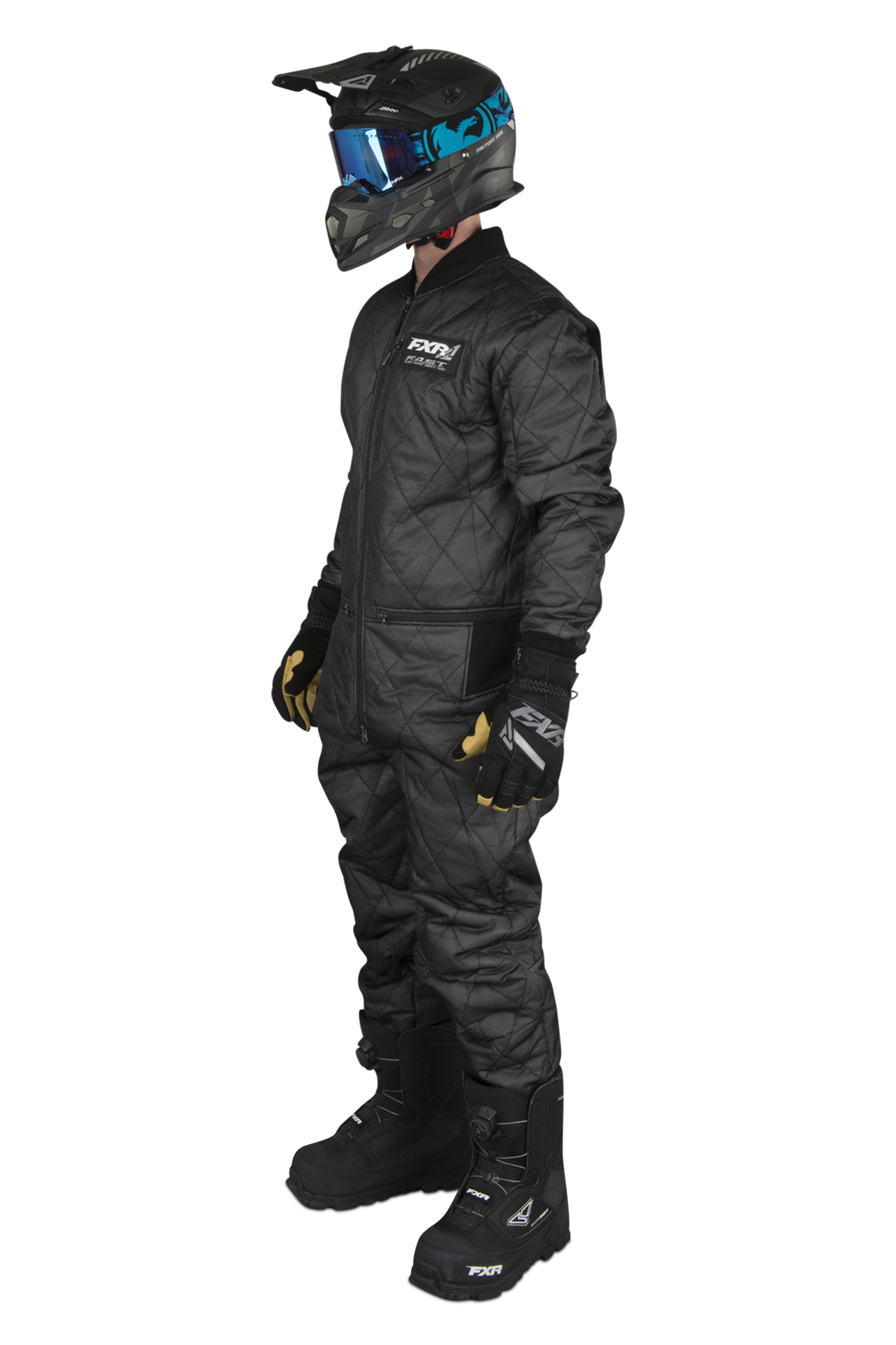 Kombinezon Rozpinany FXR 120g F.A.S.T CzarnyXXL