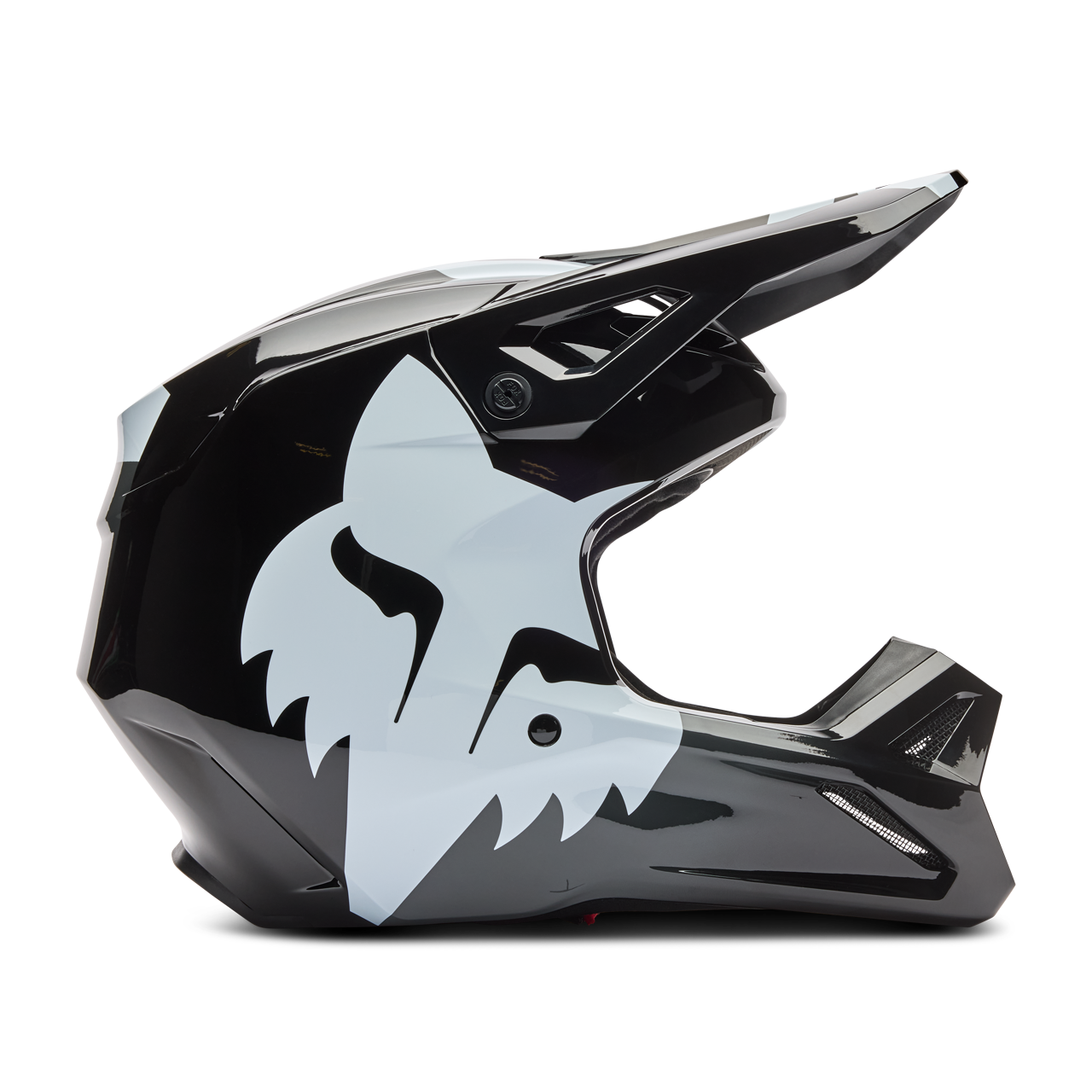 Kask Cross FOX V1 Shield CzarnyXXL