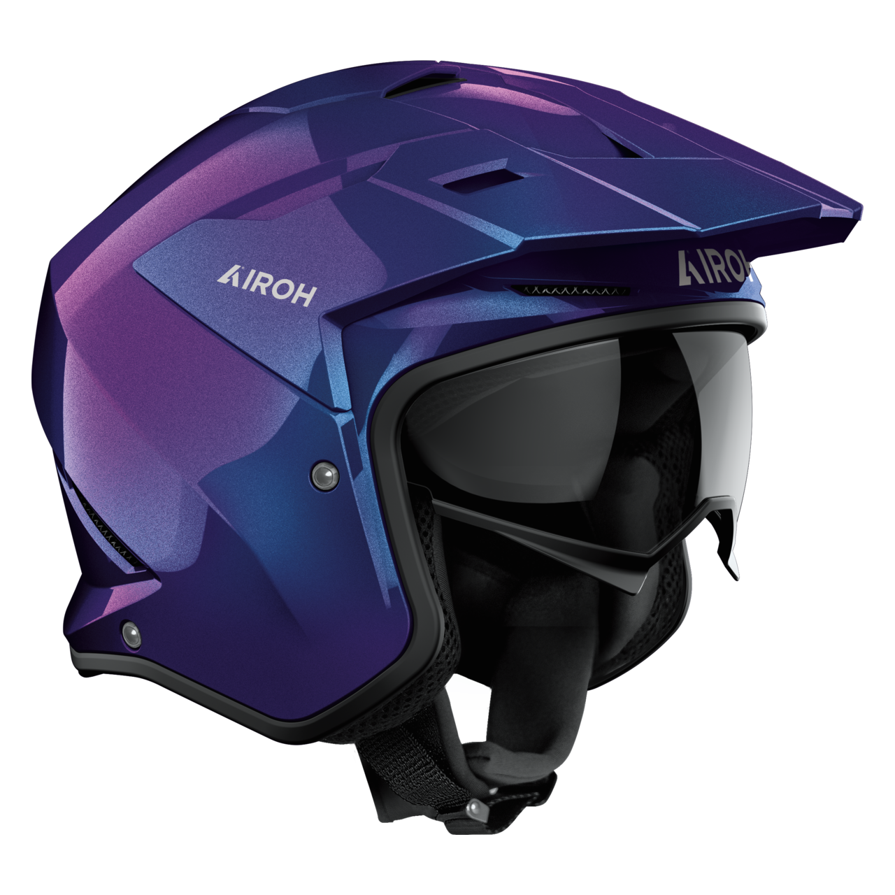 Kask Otwarty Airoh Kombakt FioletowyL