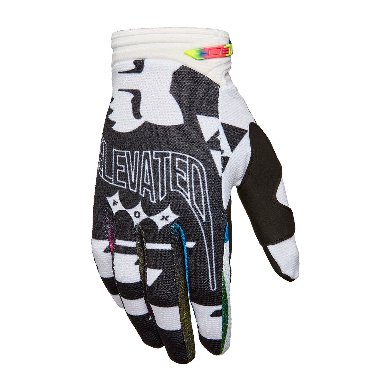 Rękawice Cross FOX 180 Image Cosmo Złamany Biały/CzarnyL