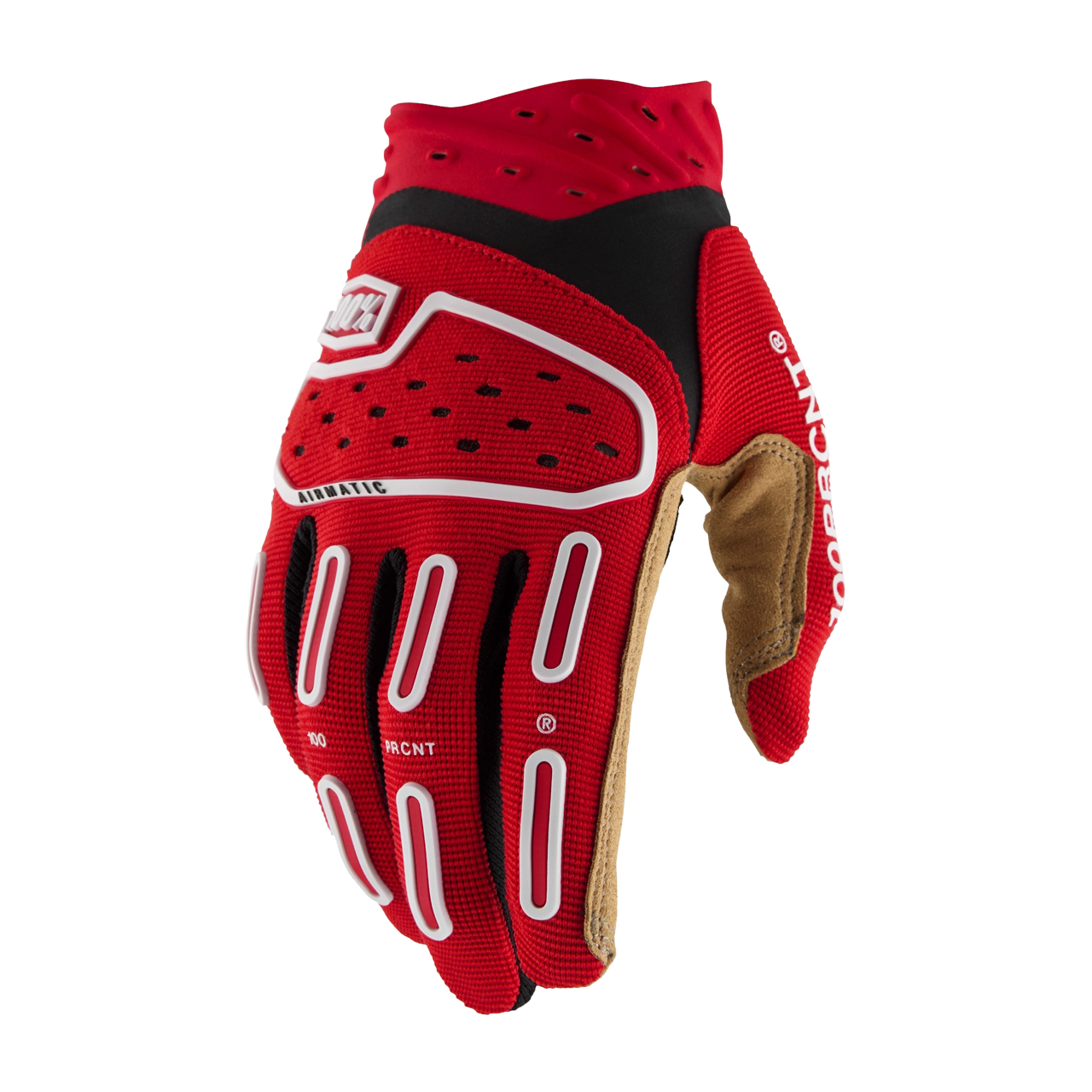 Rękawice MX 100% Airmatic Czerwony/CzarnyM