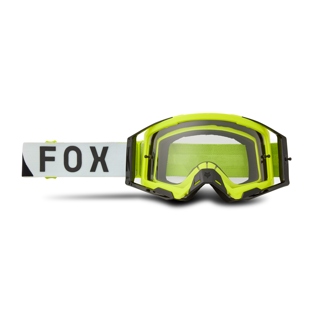 Gogle Cross FOX Airspace Tine – Smoke Dymny/Fluorescencyjny żółty