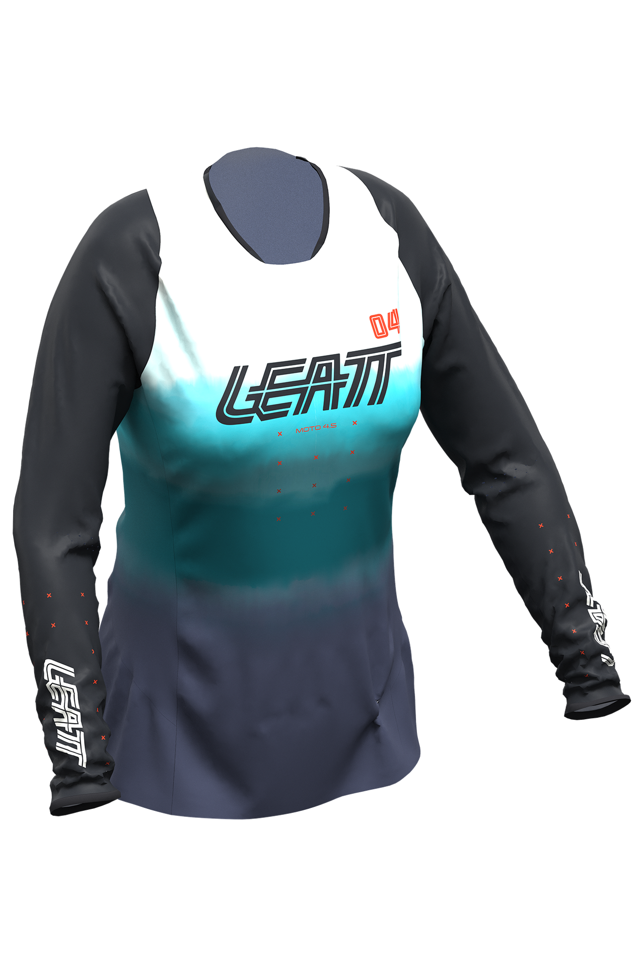 Bluza Cross Leatt Moto 4.5 Lite Damska V25 MorskiXL