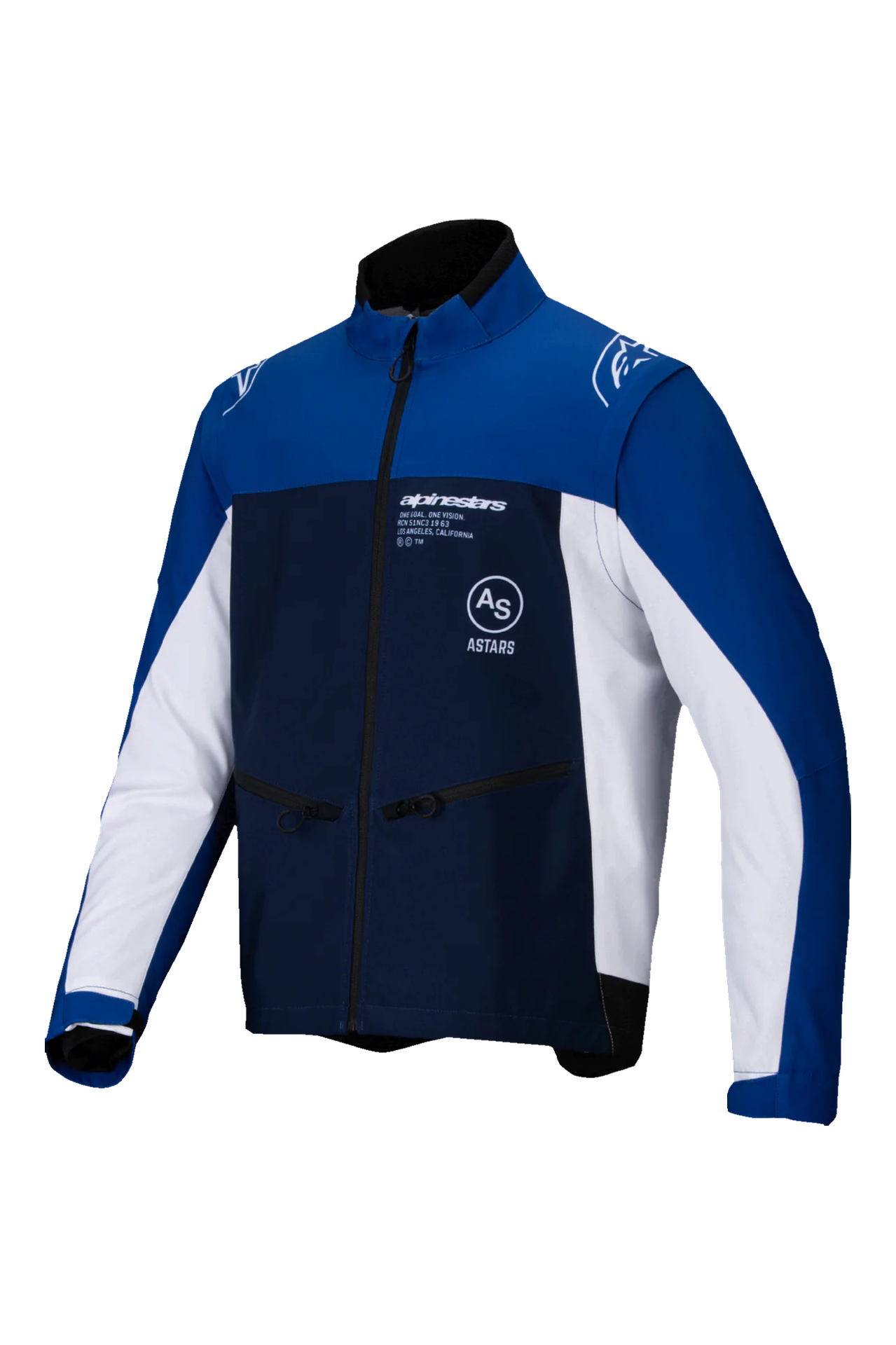 Kurtka Enduro Alpinestars Lite-Dura Softshell Granatowy/Jasnoniebieski/Złamany BiałyXXL