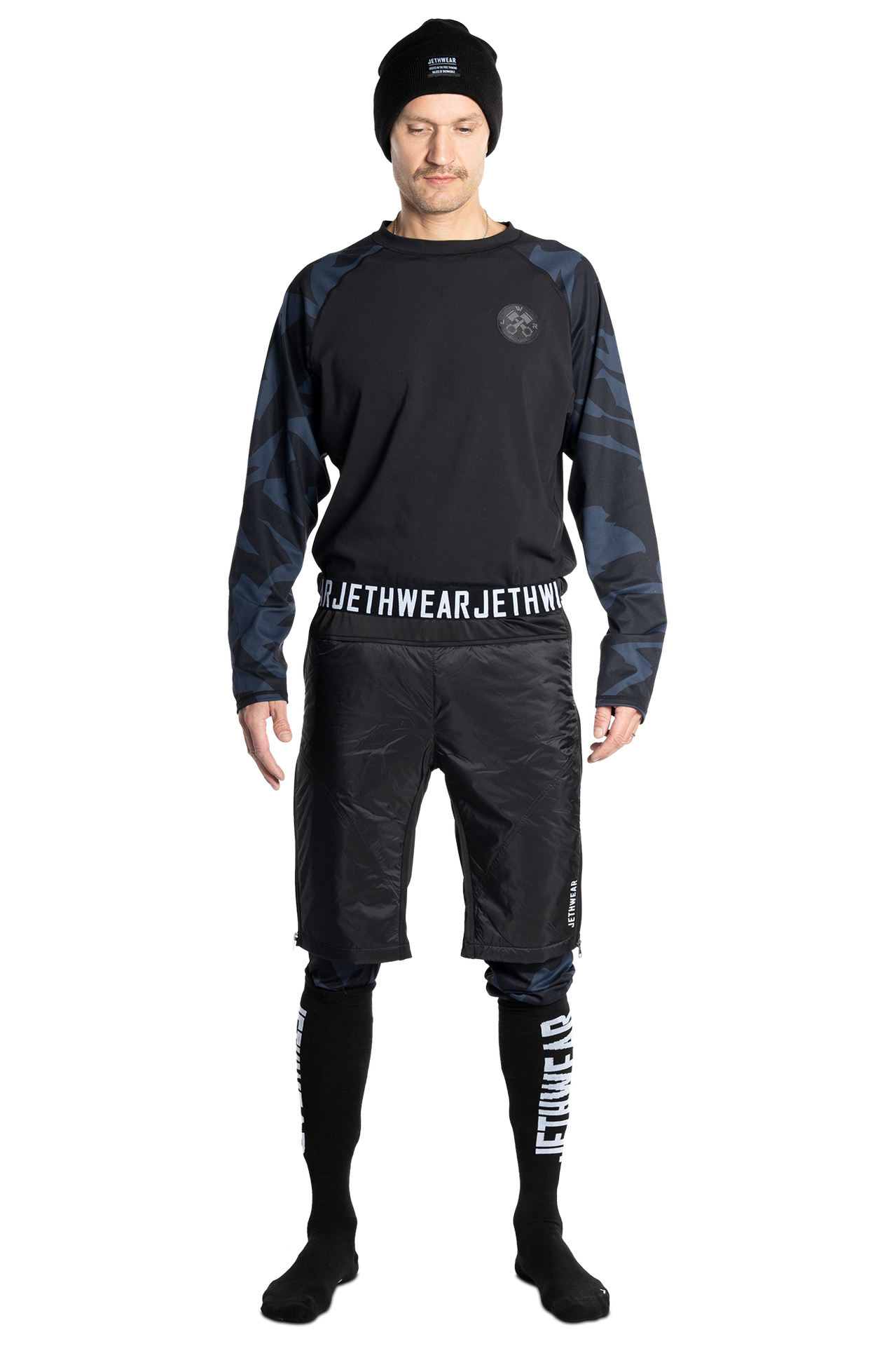 Spodenki Warstwa Bazowa Jethwear Cruiser CzarnyXL