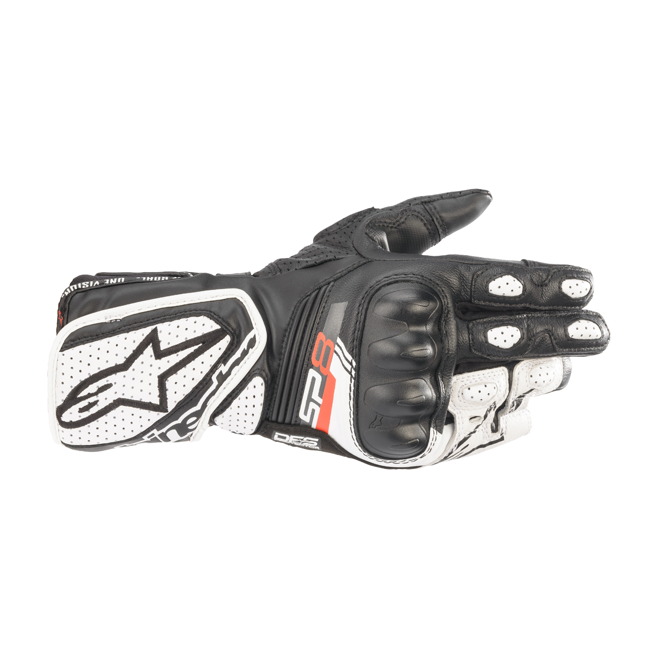 Rękawice Motocyklowe Alpinestars Stella SP-8 V3 Damskie Czarny/Złamany BiałyXS