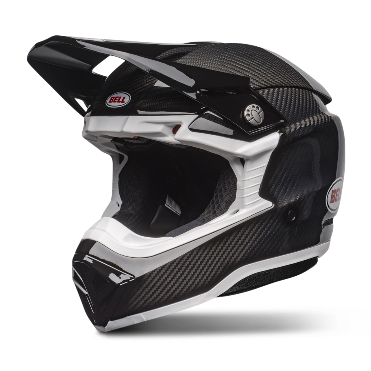 Kask Cross BELL Moto-10 Mips® Spherical Czarny/Złamany Biały/CzerwonyL