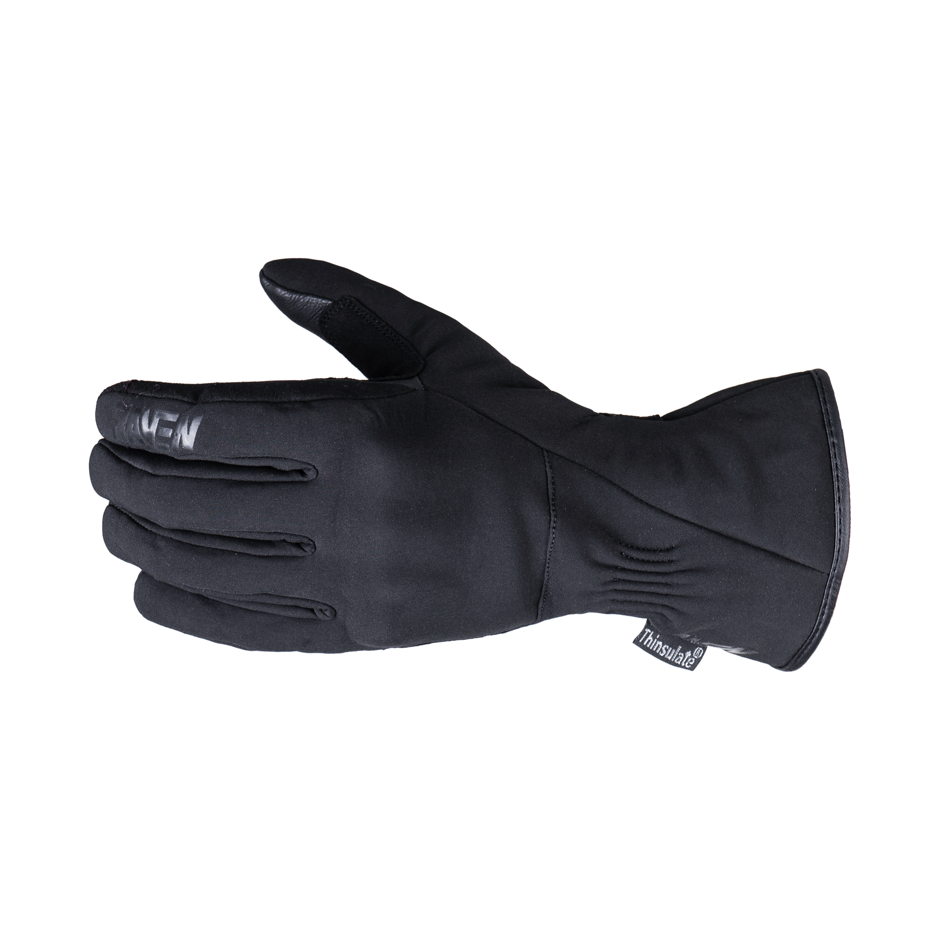 Rękawice Motocyklowe Raven Rila Softshell WP Damskie CzarnyM