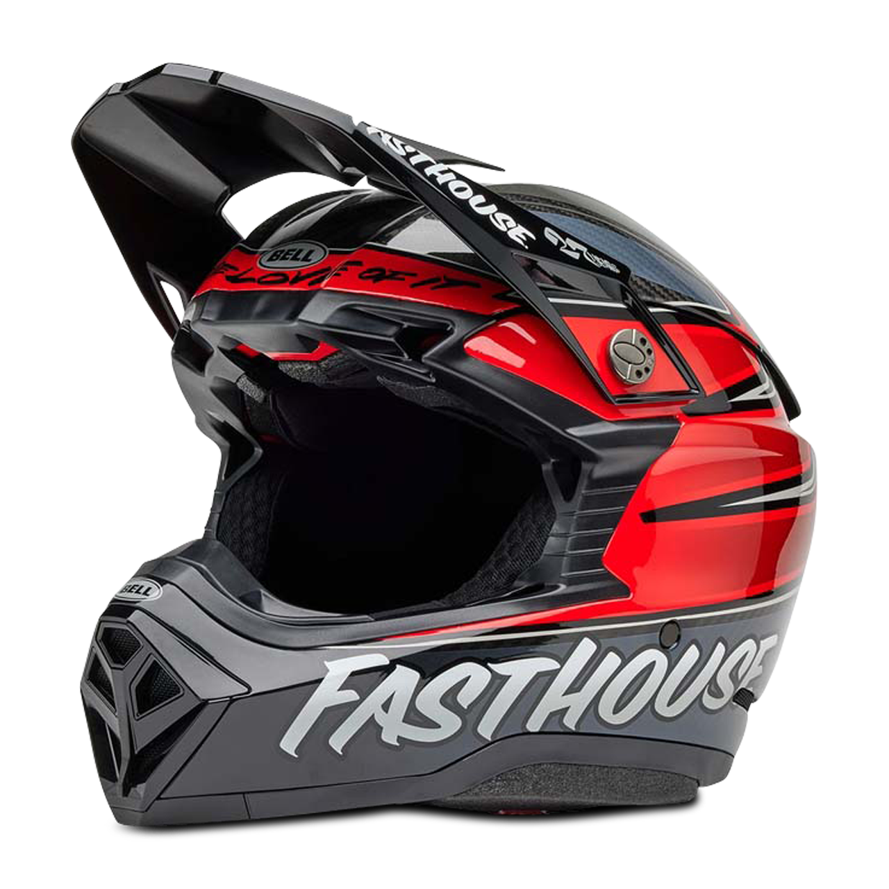 Kask Cross BELL Moto-10 Spherical CzerwonyL
