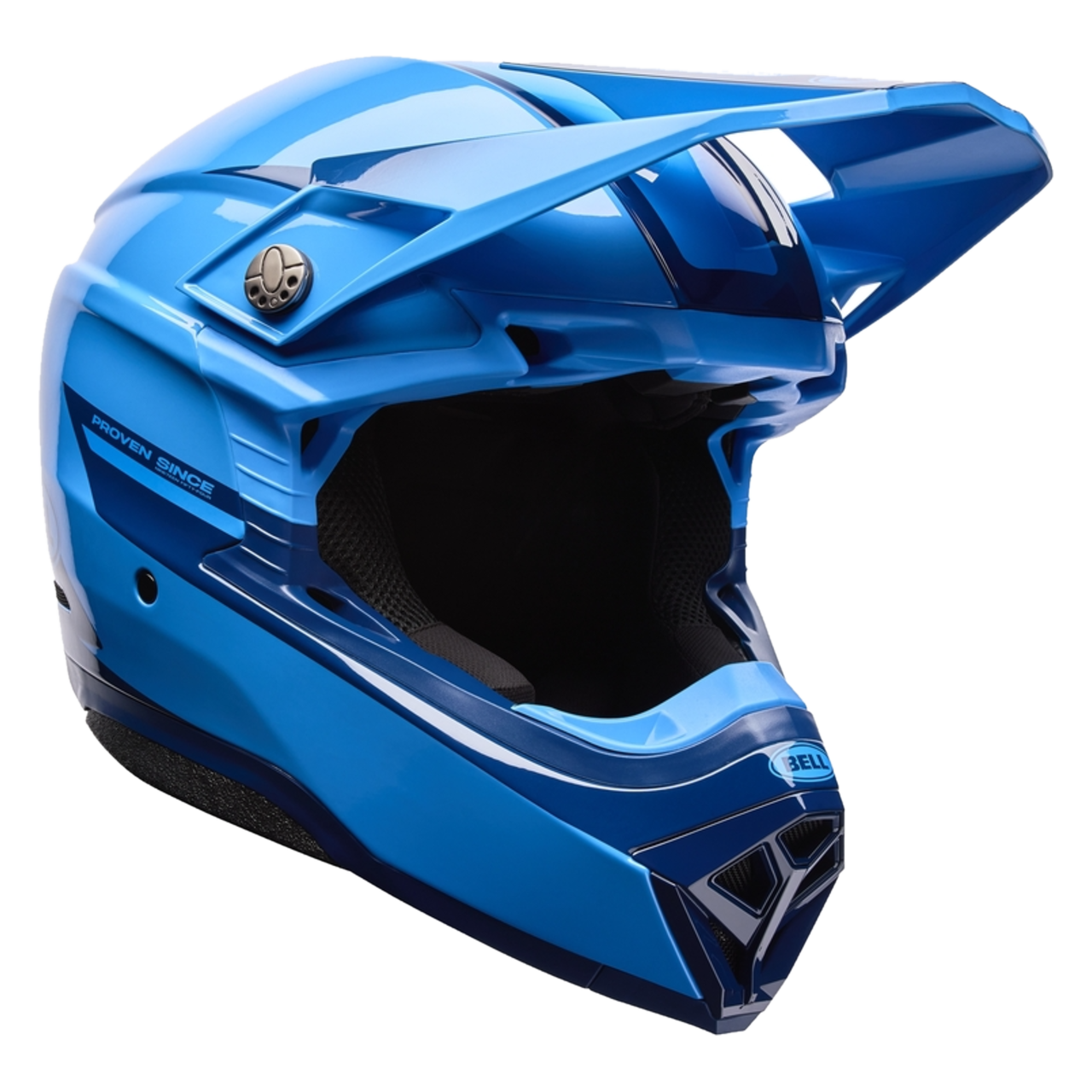 Kask Cross BELL Moto-10 Mips Blaknący NiebieskiM