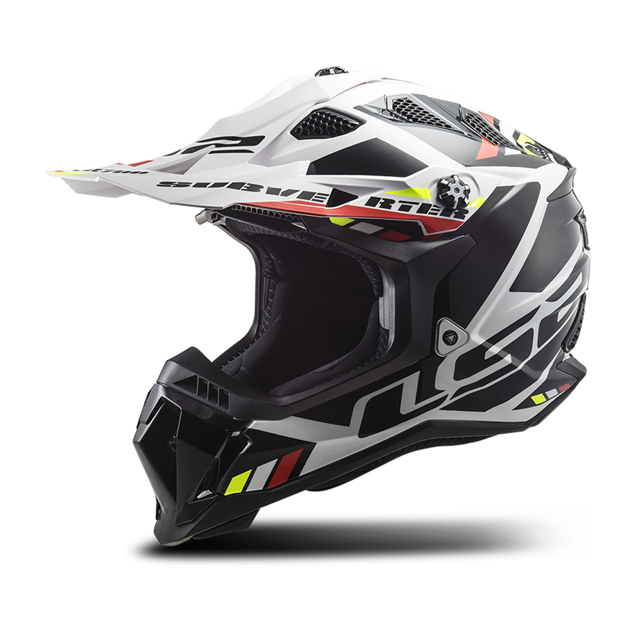 Kask Cross LS2 MX700 Subverter Evo II Stomp Biały/Czarny PołyskL