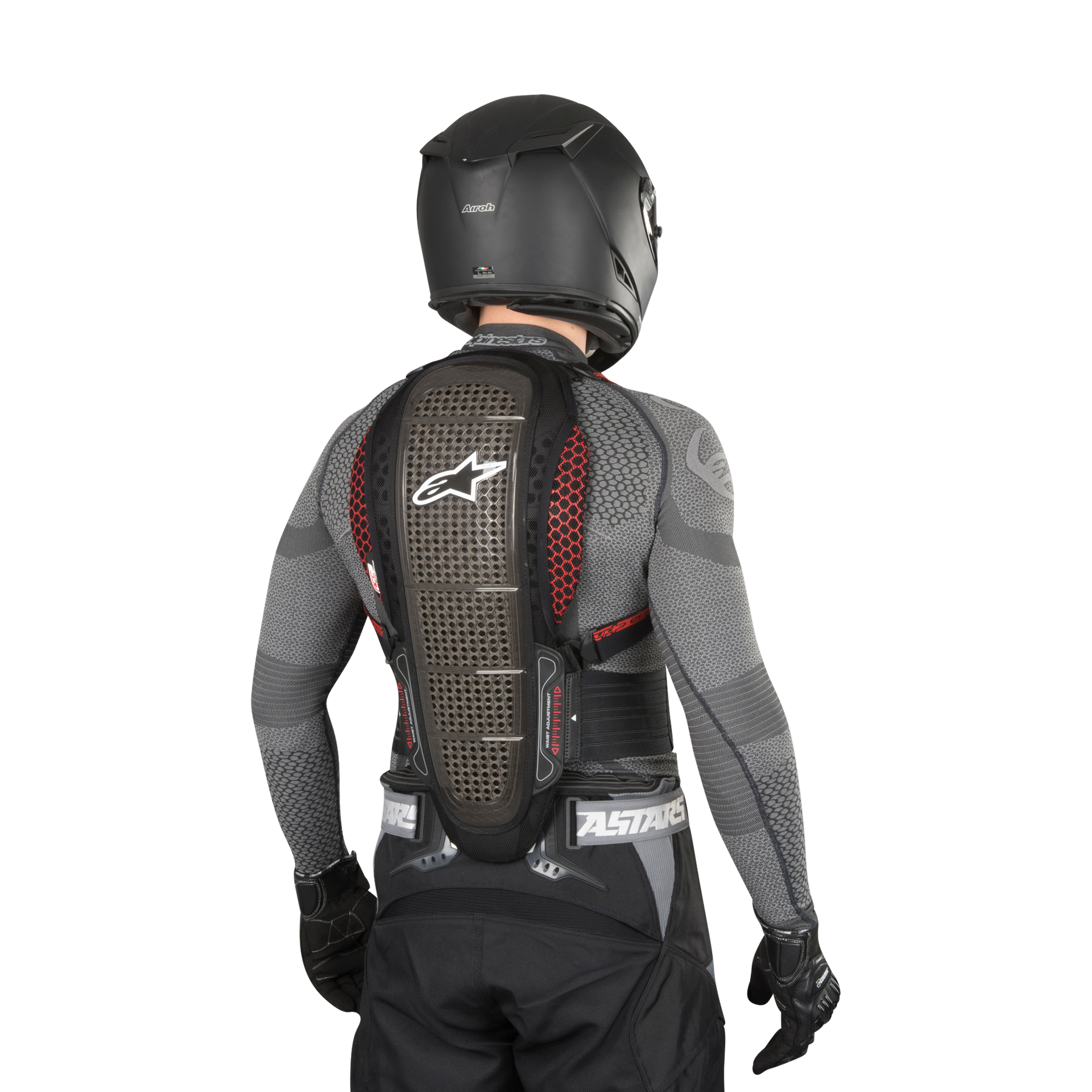 Ochraniacz Pleców Alpinestars Nucleon KR-1 Szaro-Czarno-Czerwony M