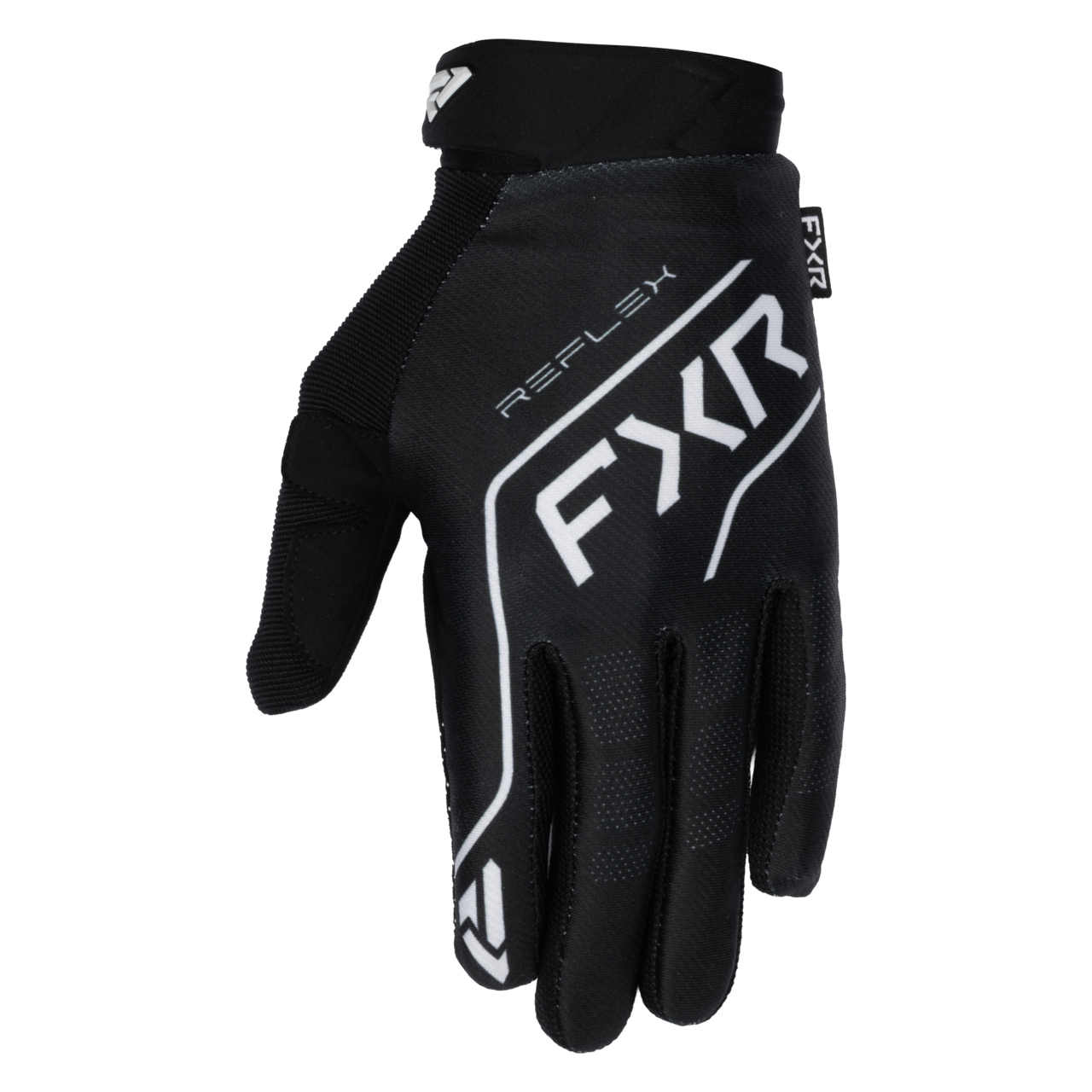 Rękawice MX FXR Reflex Dual 26 Czarny/Złamany BiałyM
