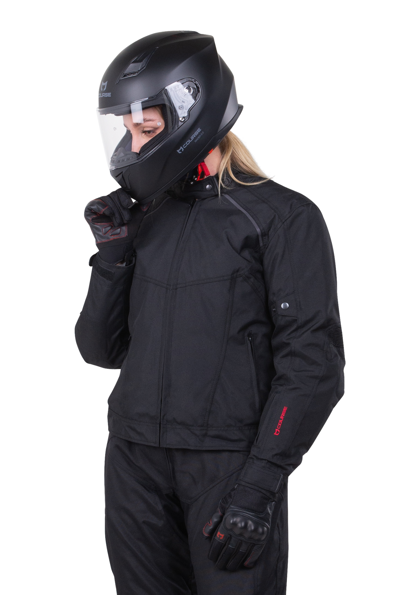 Kurtka Motocyklowa Course Two Seasons 3.0 Damska CzarnyM
