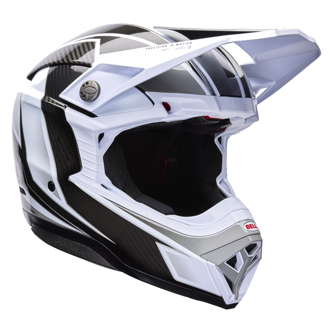 Kask Cross BELL Moto-10 Mips Złamany Biały/Czarny/SzaryXL