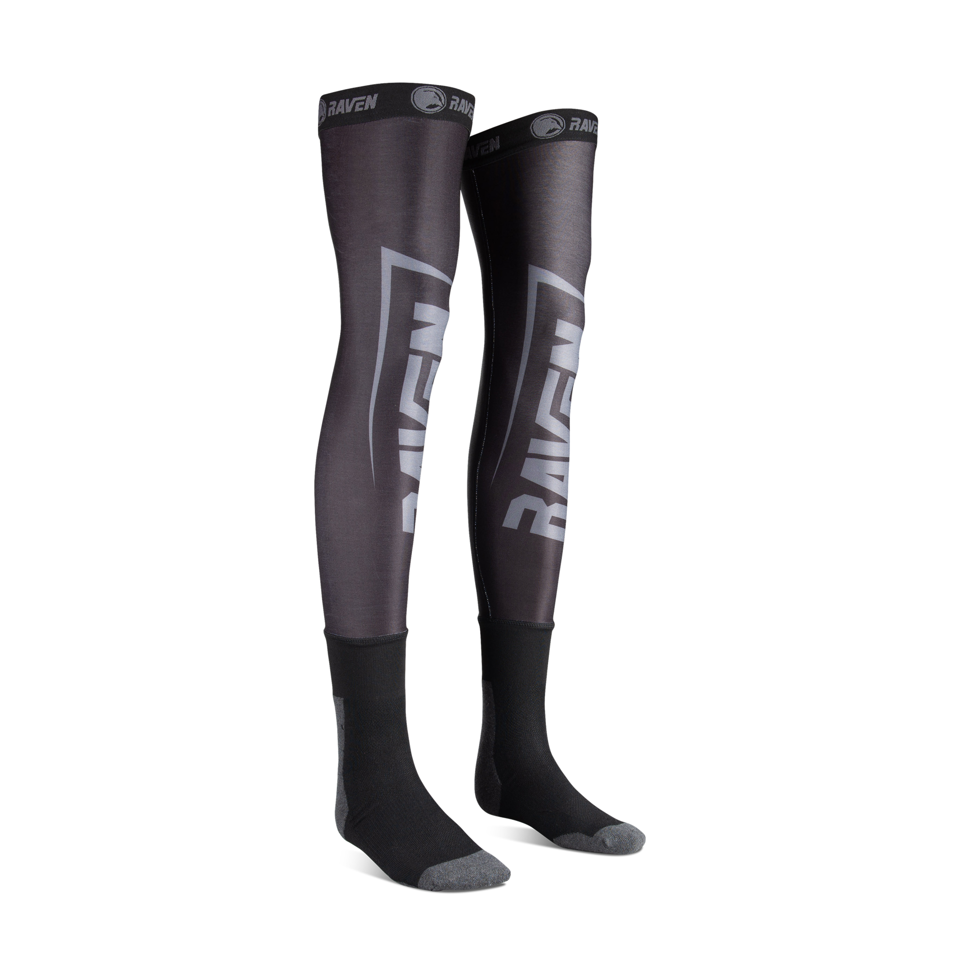 Skarpety Długie Raven Race Czarne L-XL