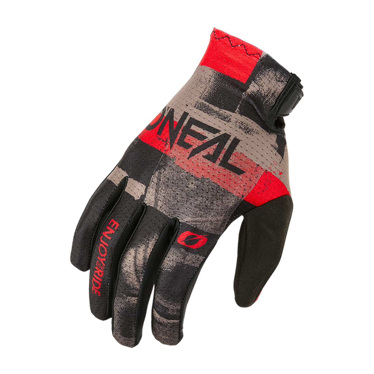 Rękawice MX O'Neal Matrix Roller Szary/CzerwonyXXL