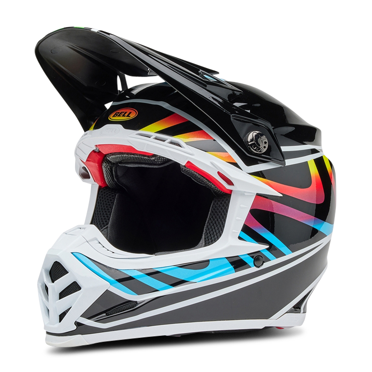 Kask MX Bell Moto-9S Flex CzarnyXL