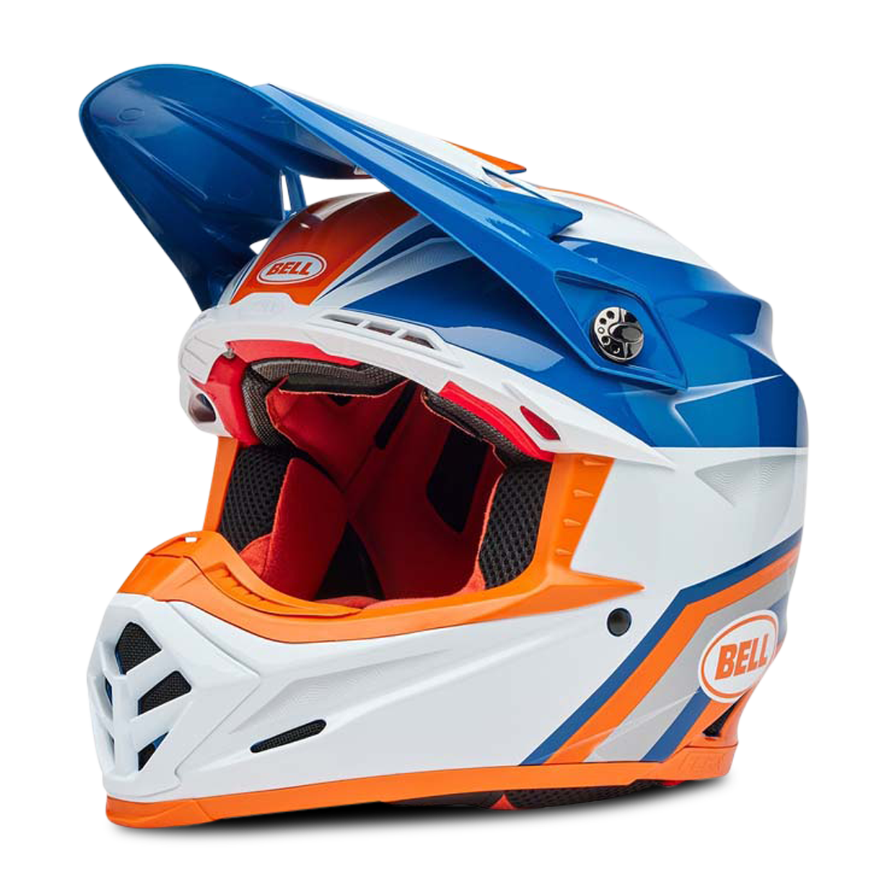 Kask Cross Bell Moto-9S Flex PomarańczowyM