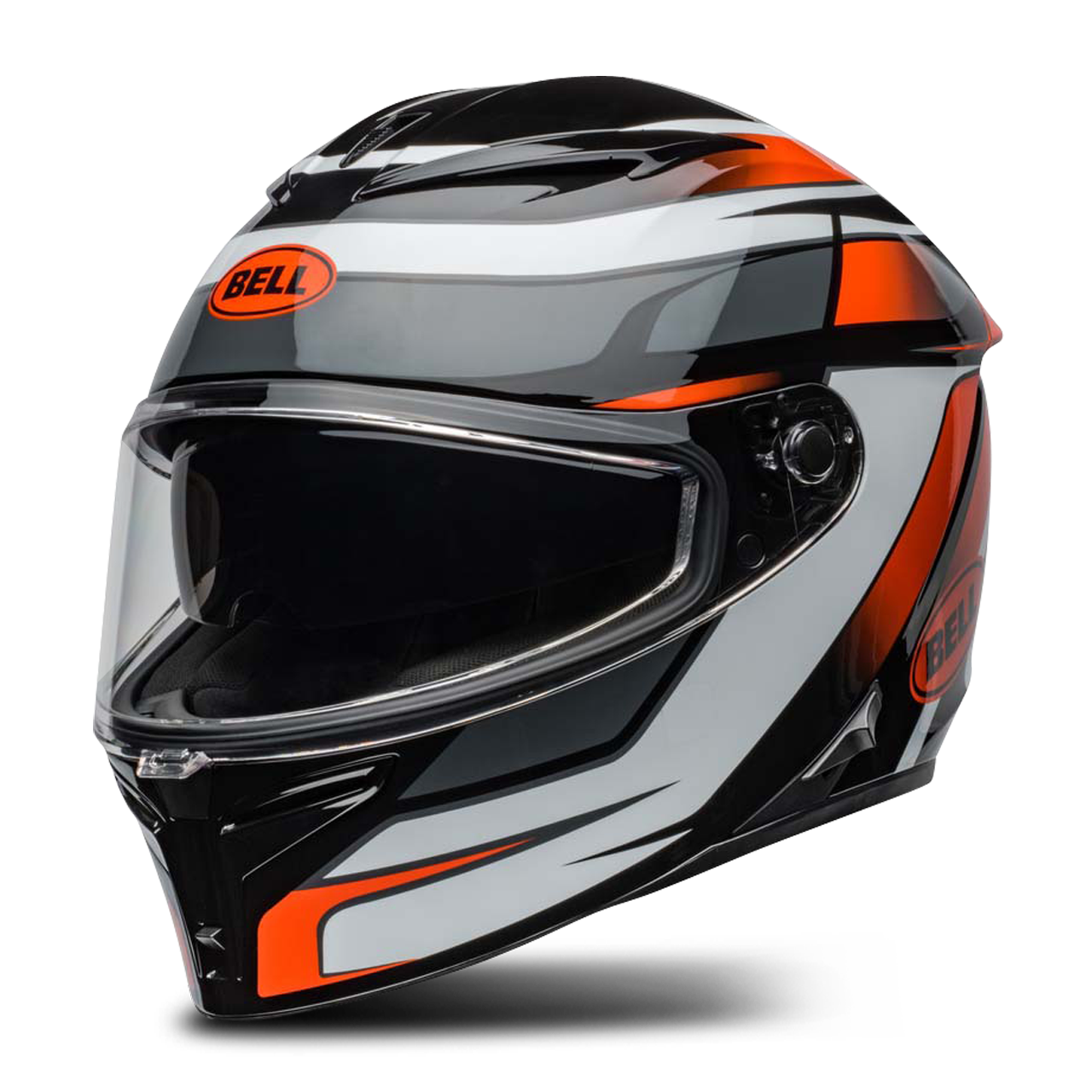 Kask Integralny Bell Lithium Mips PomarańczowyM