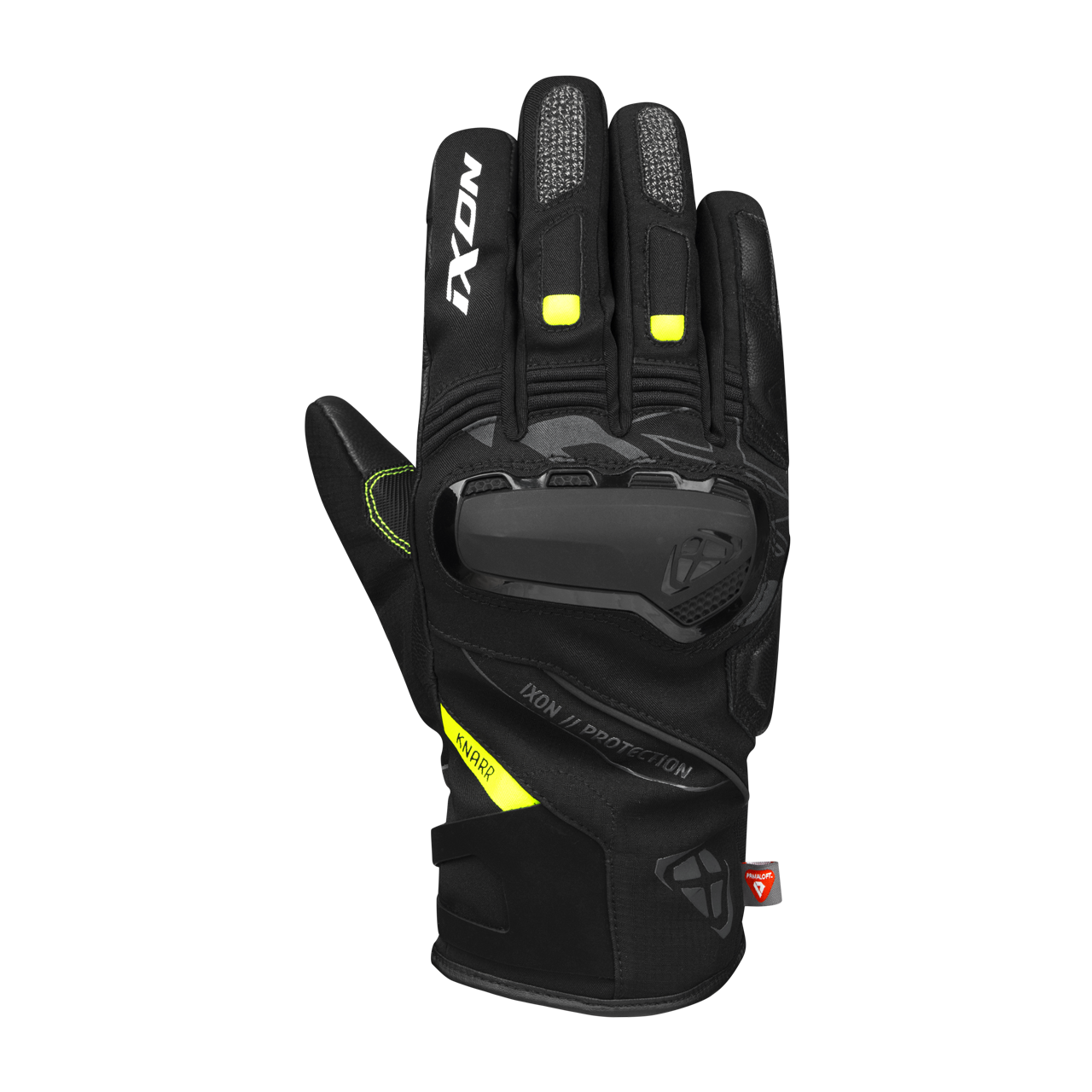 Rękawice Motocyklowe IXON Pro Knarr Czarny/Szary/JasnożółtyXXXL