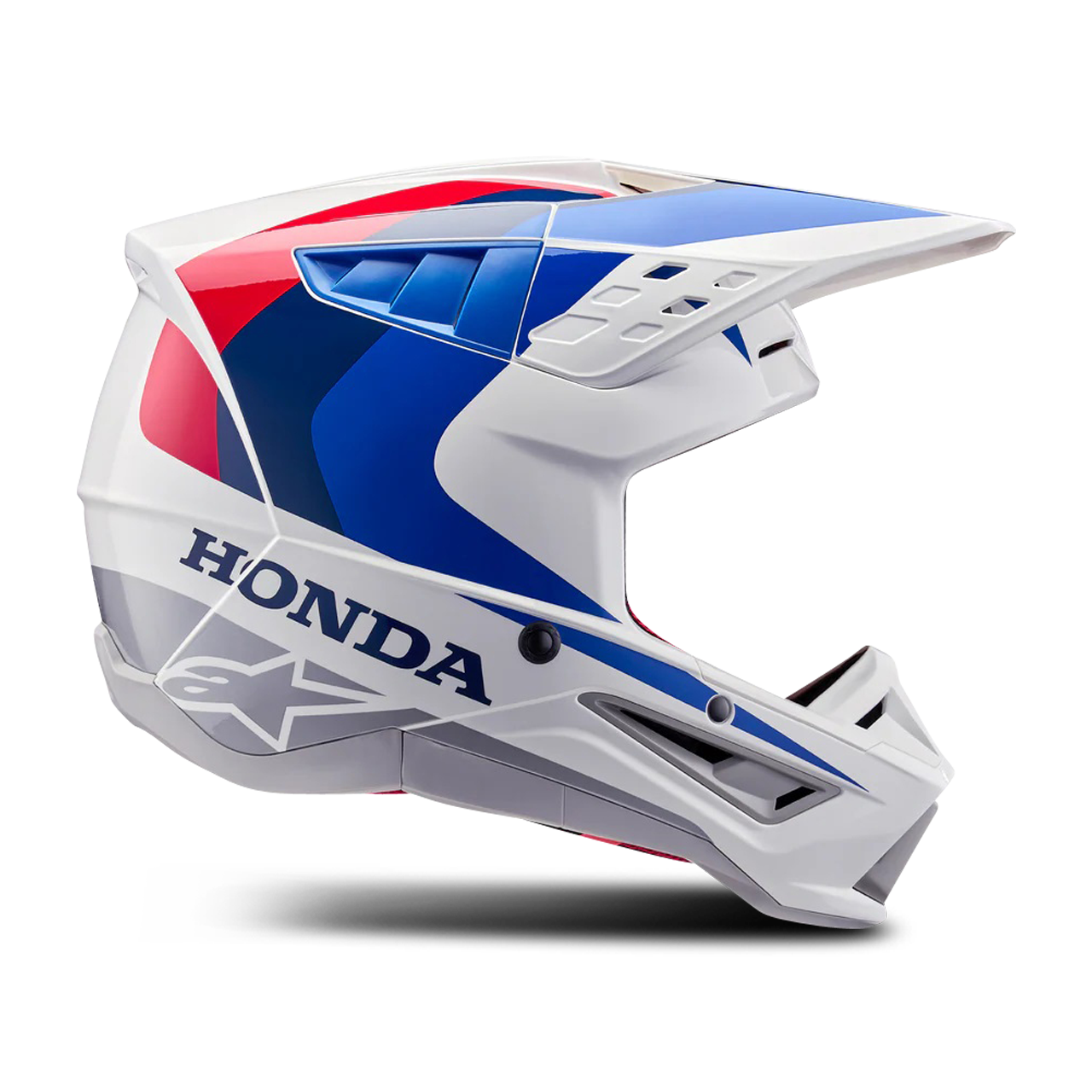 Kask Cross Alpinestars Honda S-M5 Złamany Biały/Niebieski/CzerwonyXXL