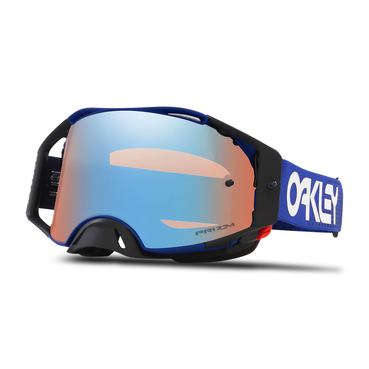 Gogle Cross Oakley Airbrake Moto Niebieski