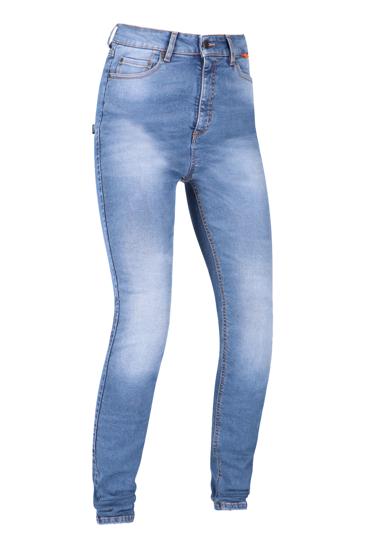 Jeansy Motocyklowe Richa Second Skin Damskie Wyprany niebieski26