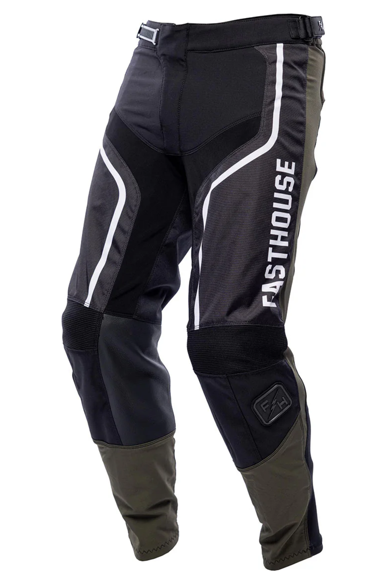 Spodnie Cross Fasthouse Grindhouse Hudson Czarny/Złamany Biały36