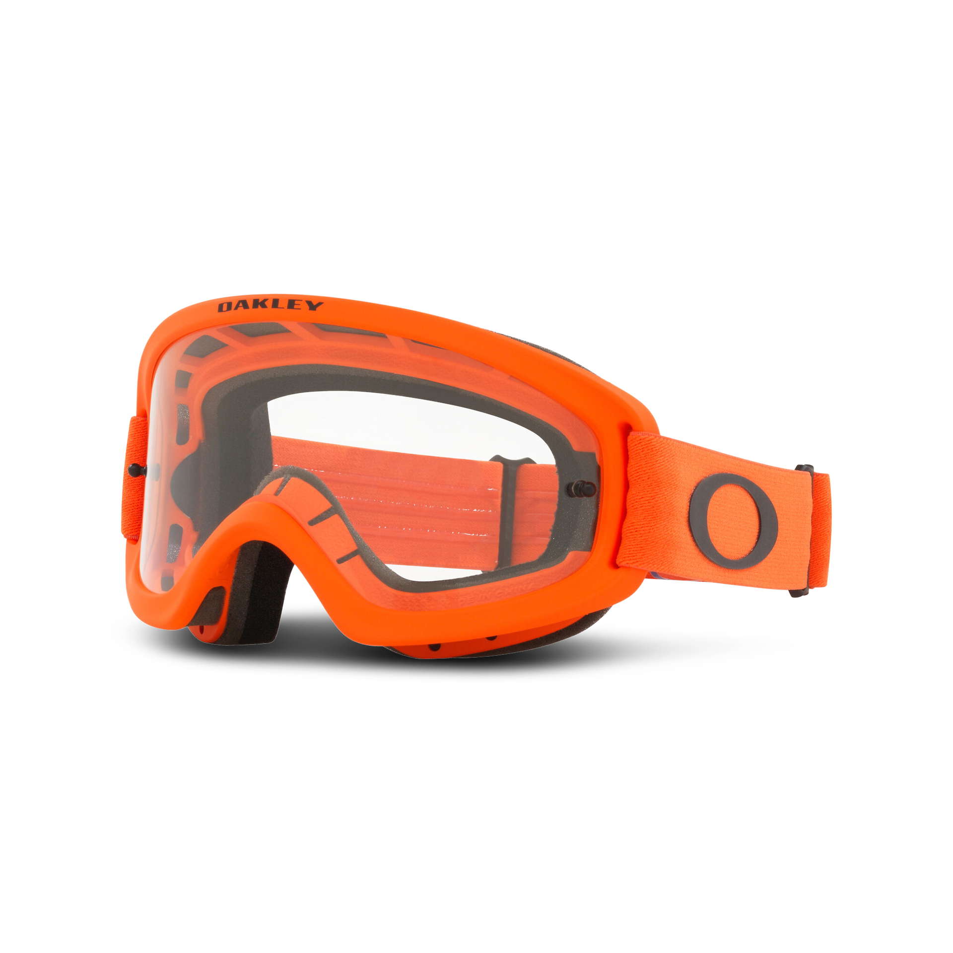 Gogle Cross Dziecięce Oakley O-Frame 2.0 Pro XS Clear Moto Pomarańczowy