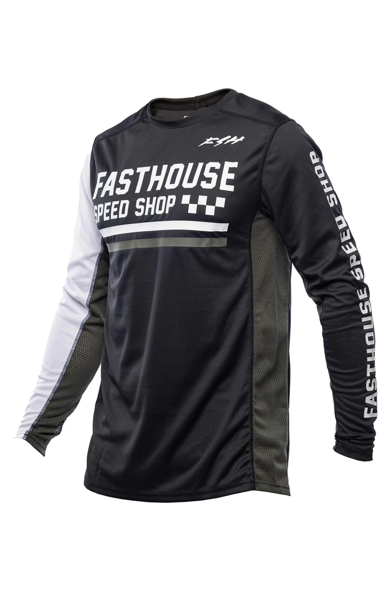 Bluza Cross Fasthouse Grindhouse Hudson Czarny/Złamany BiałyXXL