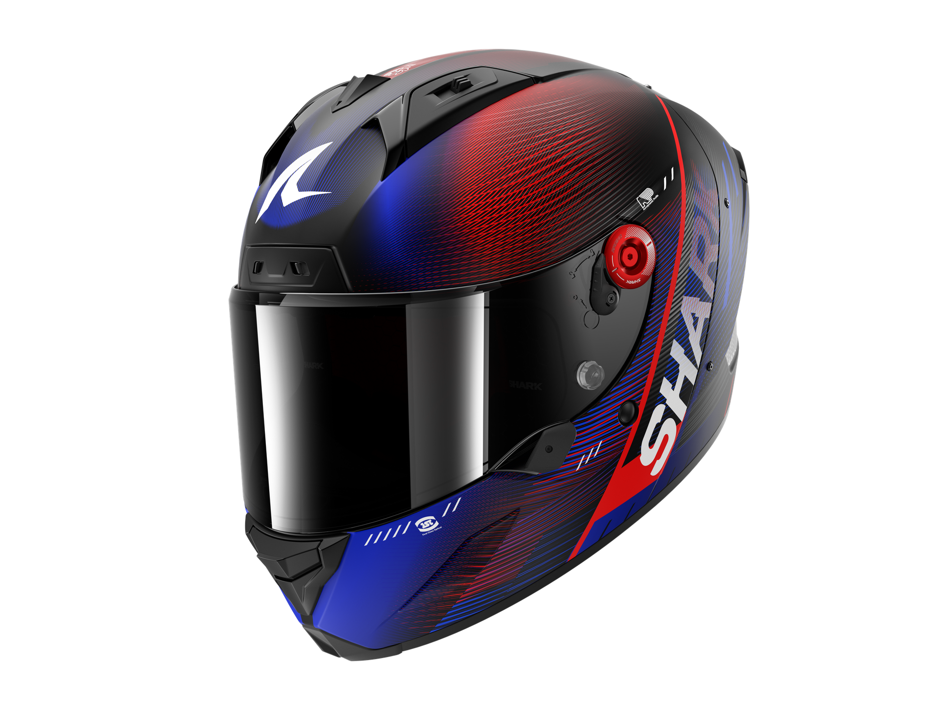 Kask Integralny Shark Aeron Speed-Tech Niebieski/CzerwonyL