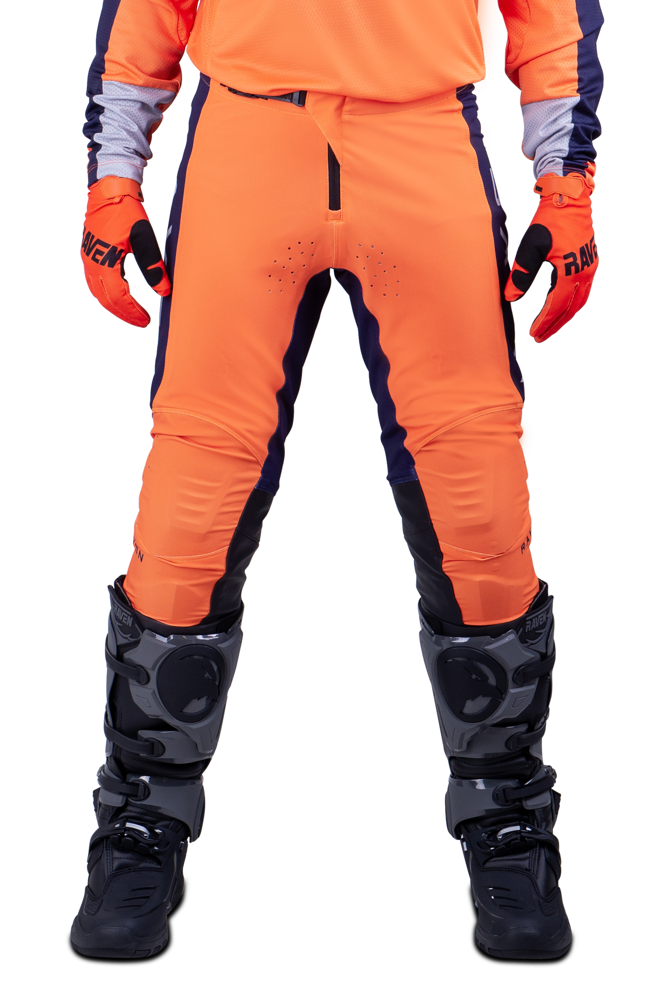 Spodnie Cross Raven RV-Zero Pomarańczowy/Ciemny granatowy34