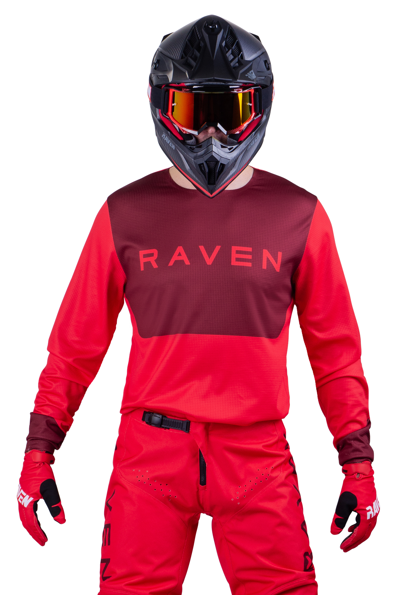 Bluza Cross Raven RV-Two Czerwone winoL