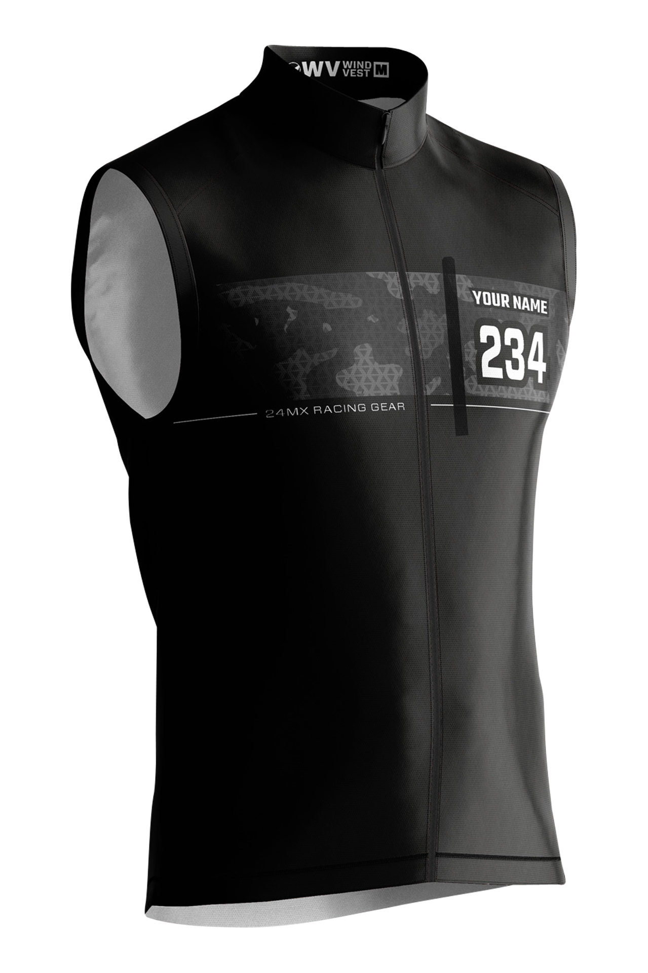 Kamizelka 24MX Wind Czarna Camo Czarny Moro