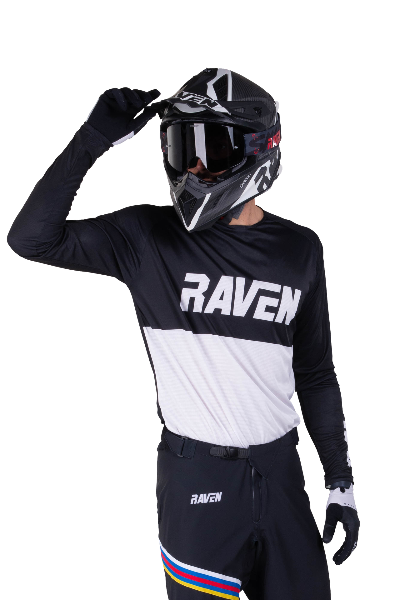 Bluza Cross Raven AIR Czarny/Złamany BiałyXXL